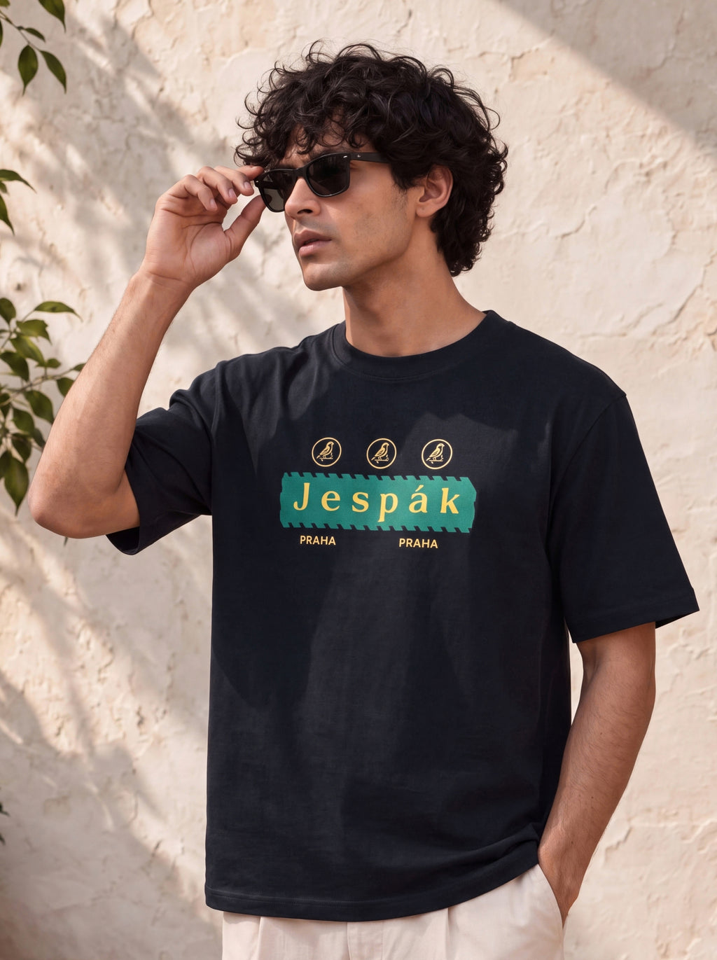 JESPAK EMBOSSED ICON STRIP PREMIUM T-SHIRT