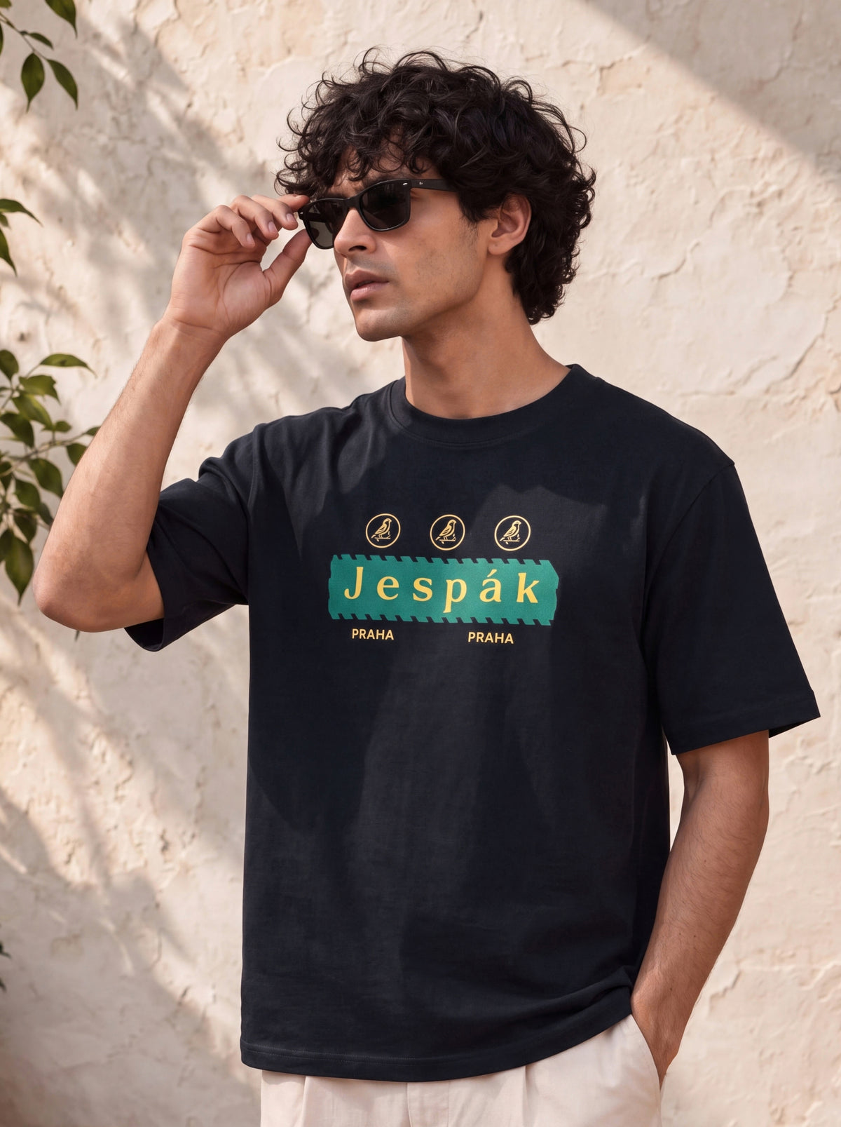 JESPAK EMBOSSED ICON STRIP PREMIUM T-SHIRT
