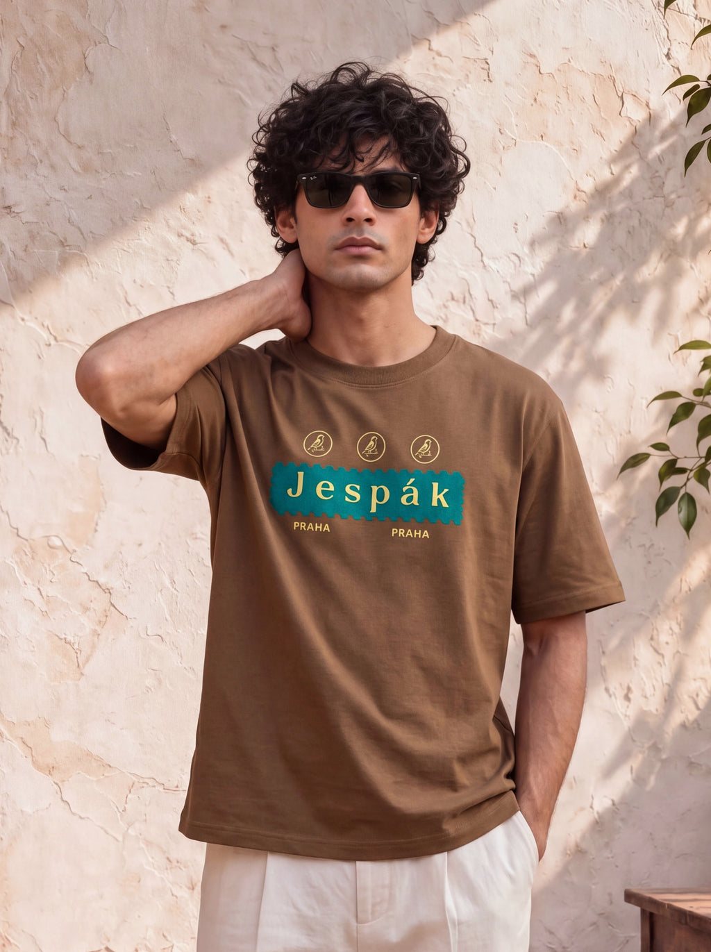 JESPAK EMBOSSED ICON STRIP PREMIUM T-SHIRT