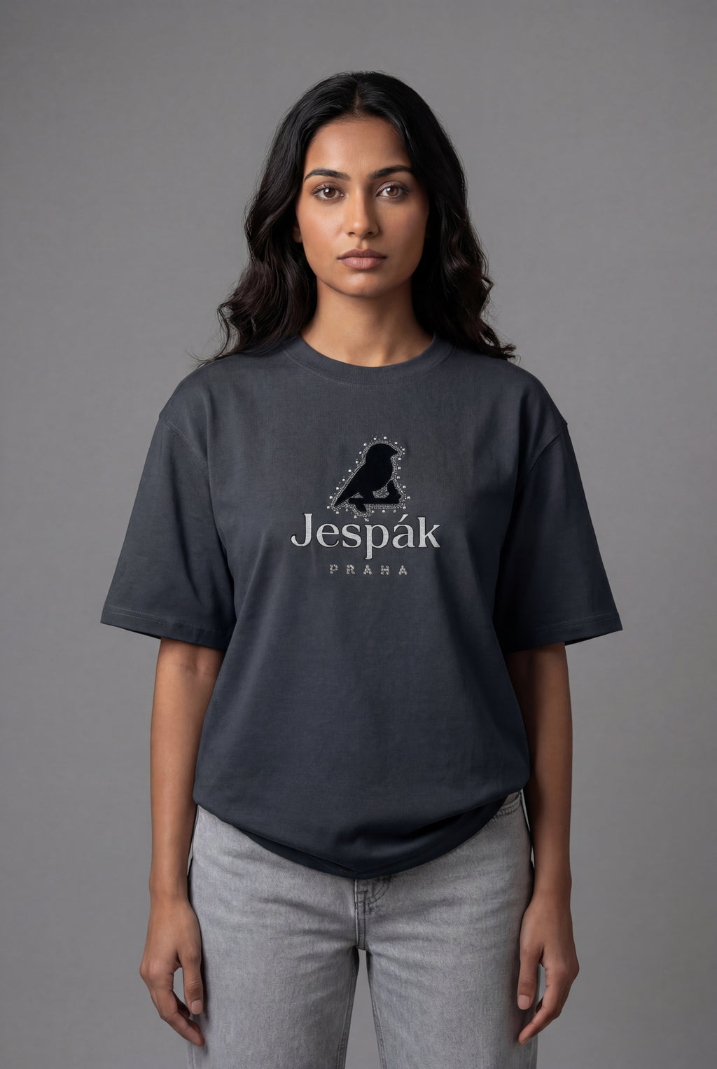 PRAHA SIGNATURE BIRD OVERSIZED T-SHIRT