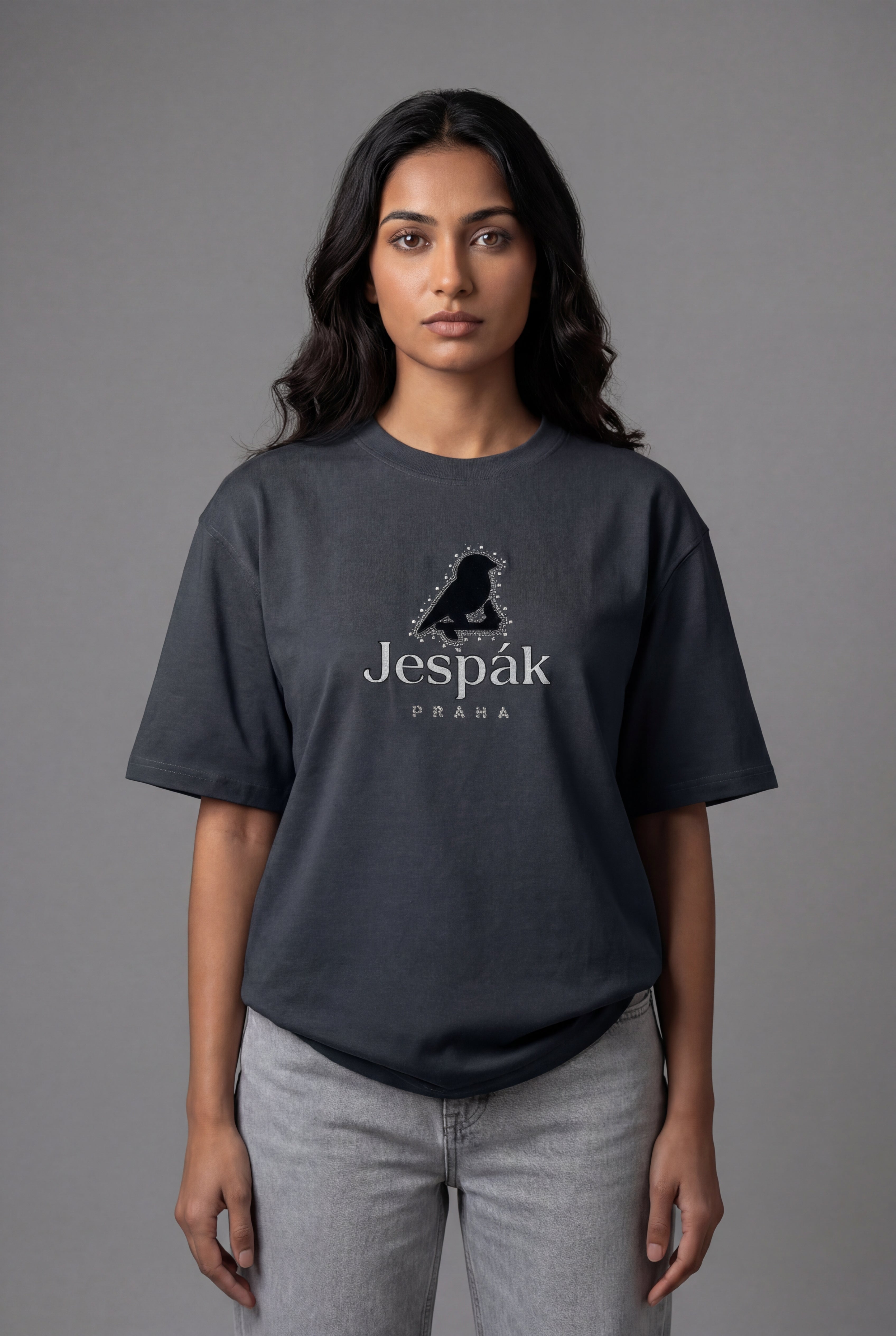 PRAHA SIGNATURE BIRD OVERSIZED T-SHIRT