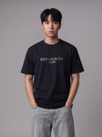 REPUBLIKÁN DIAMOND TYPOGRAPHY OVERSIZED T-SHIRT
