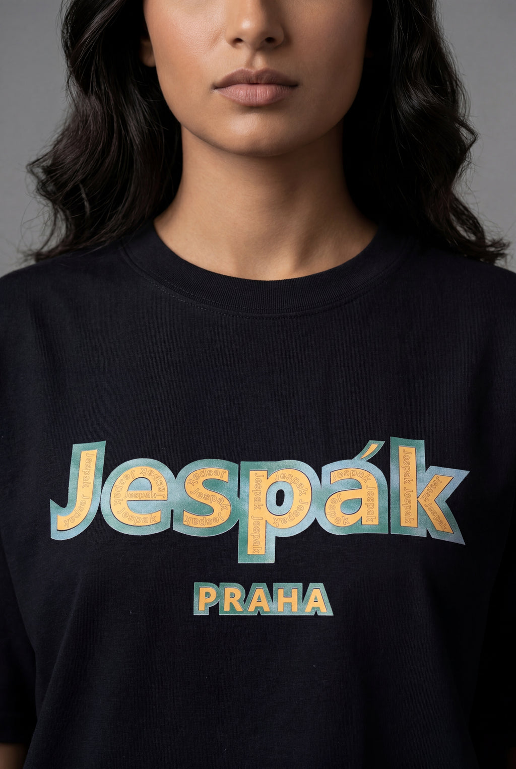 JESPÁK PRAHA EMBOSSED GRAPHIC T-SHIRT