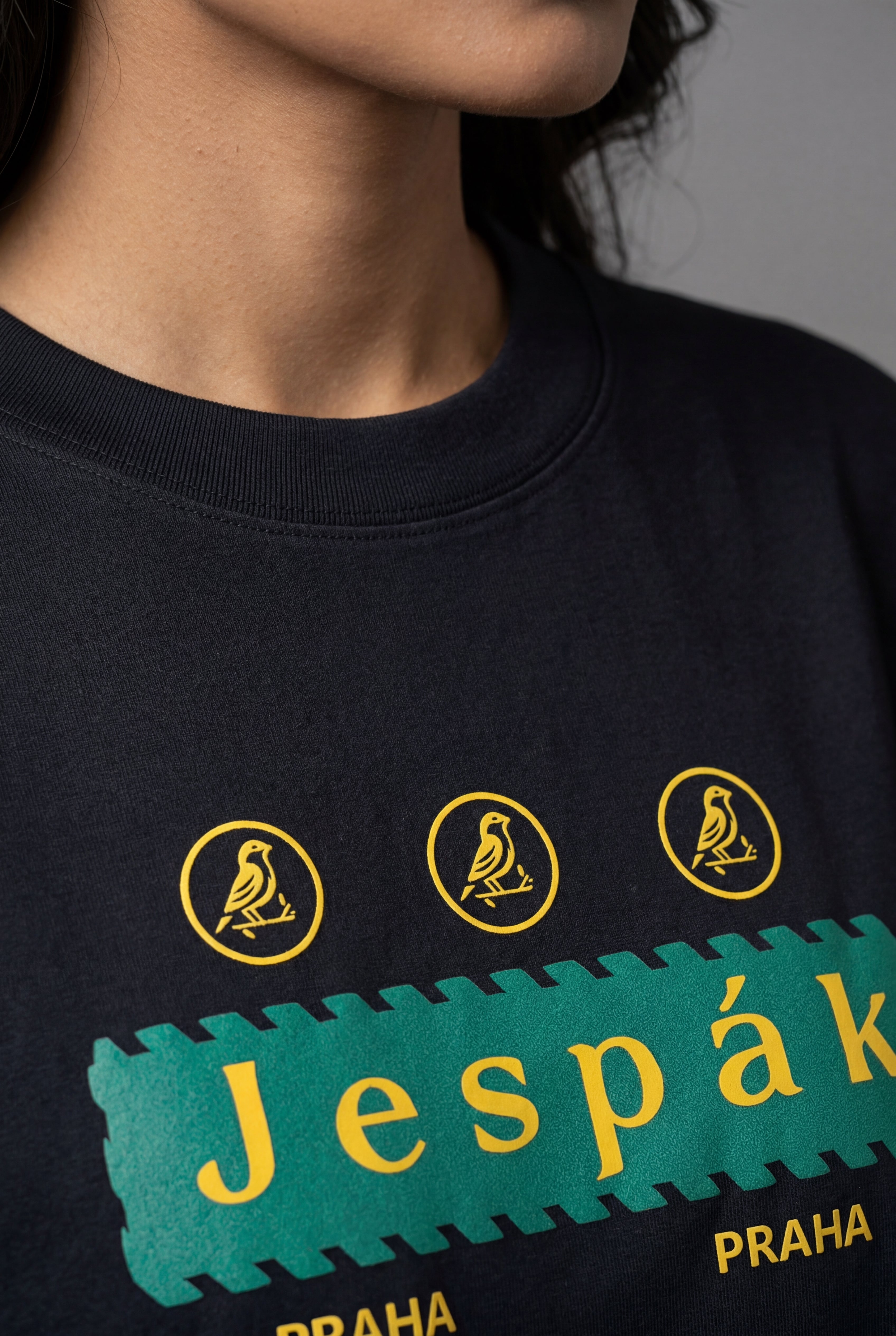 JESPAK EMBOSSED ICON STRIP PREMIUM T-SHIRT