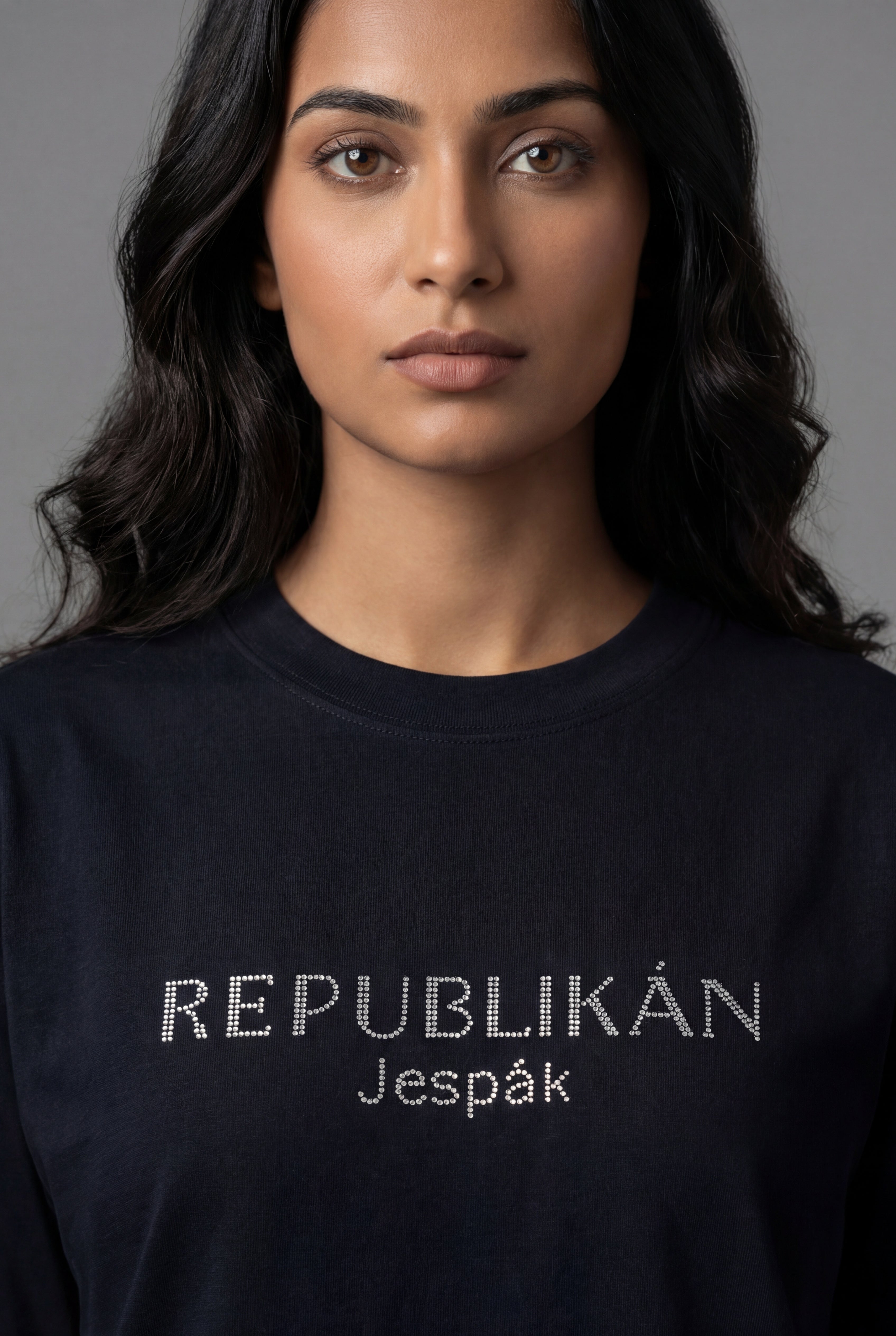 REPUBLIKÁN DIAMOND TYPOGRAPHY OVERSIZED T-SHIRT