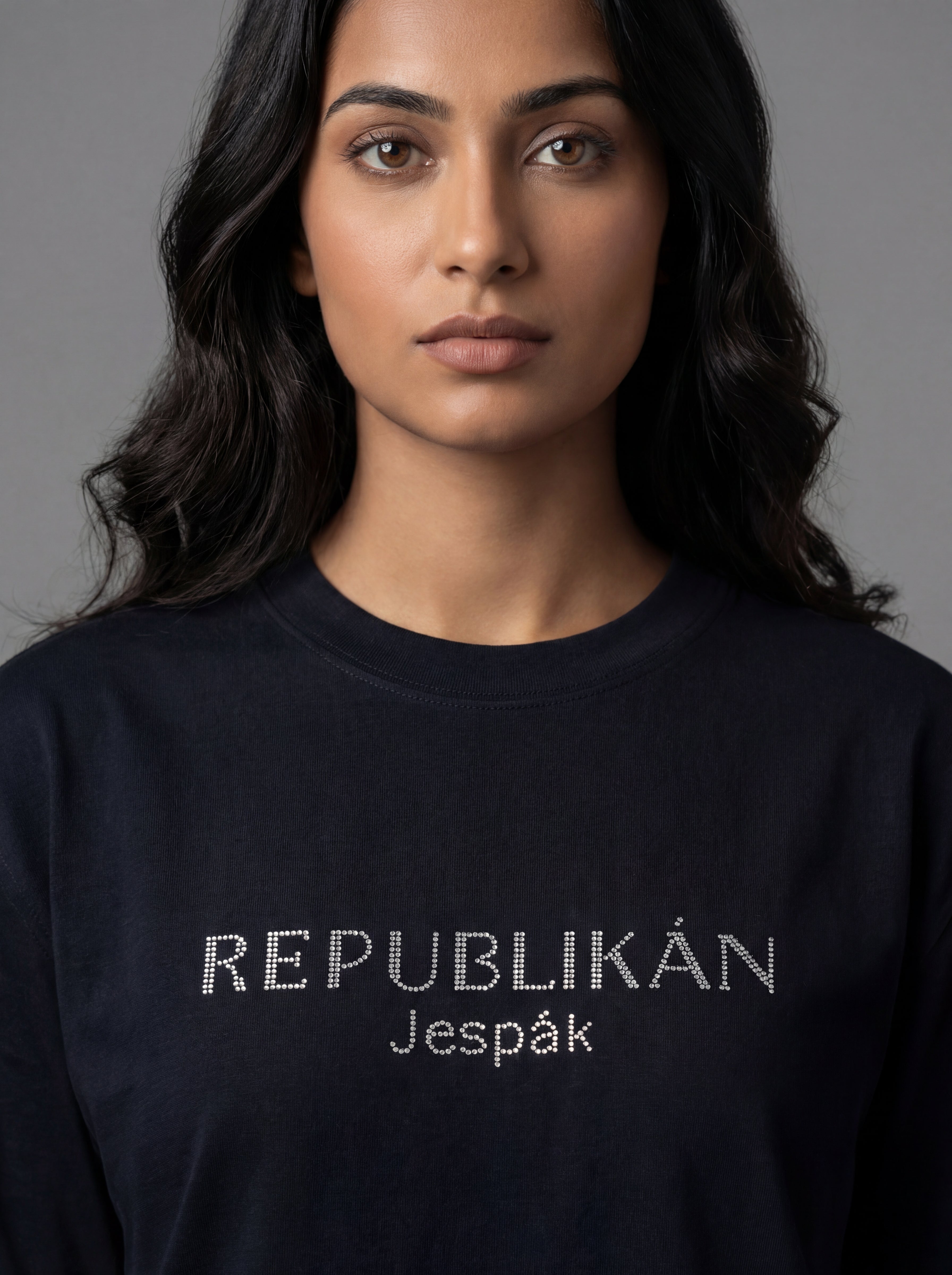 REPUBLIKÁN DIAMOND TYPOGRAPHY OVERSIZED T-SHIRT