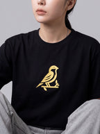 JESPÁK SIGNATURE BIRD EMBROIDERED OVERSIZED T-SHIRT