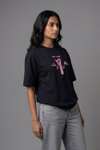 WHO CARES EMBROIDERED CHARACTER PREMIUM T-SHIRT