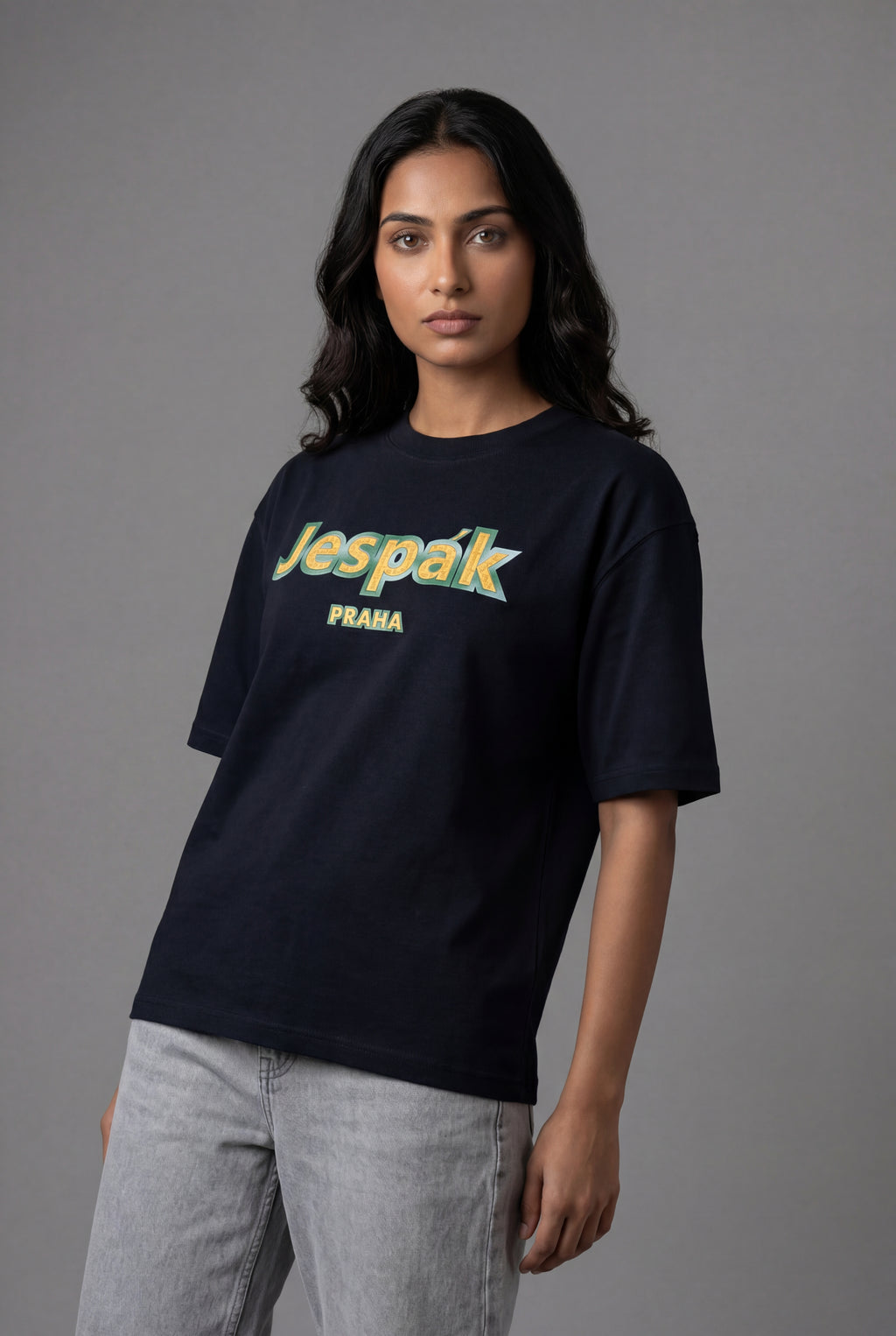 JESPÁK PRAHA EMBOSSED GRAPHIC T-SHIRT
