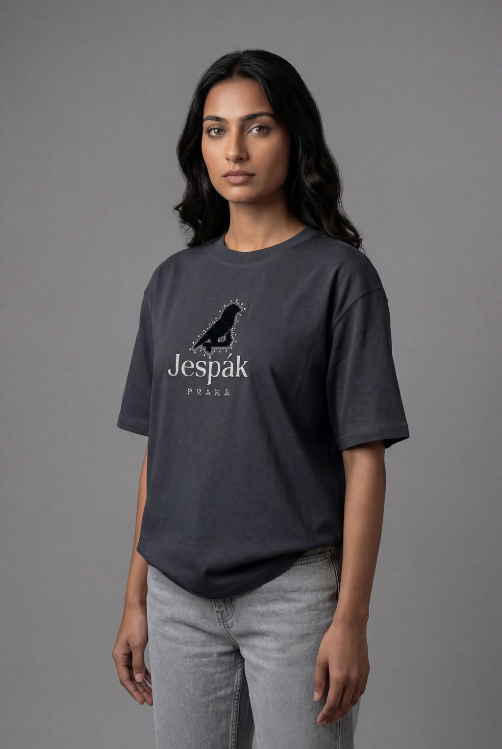 PRAHA SIGNATURE BIRD OVERSIZED T-SHIRT
