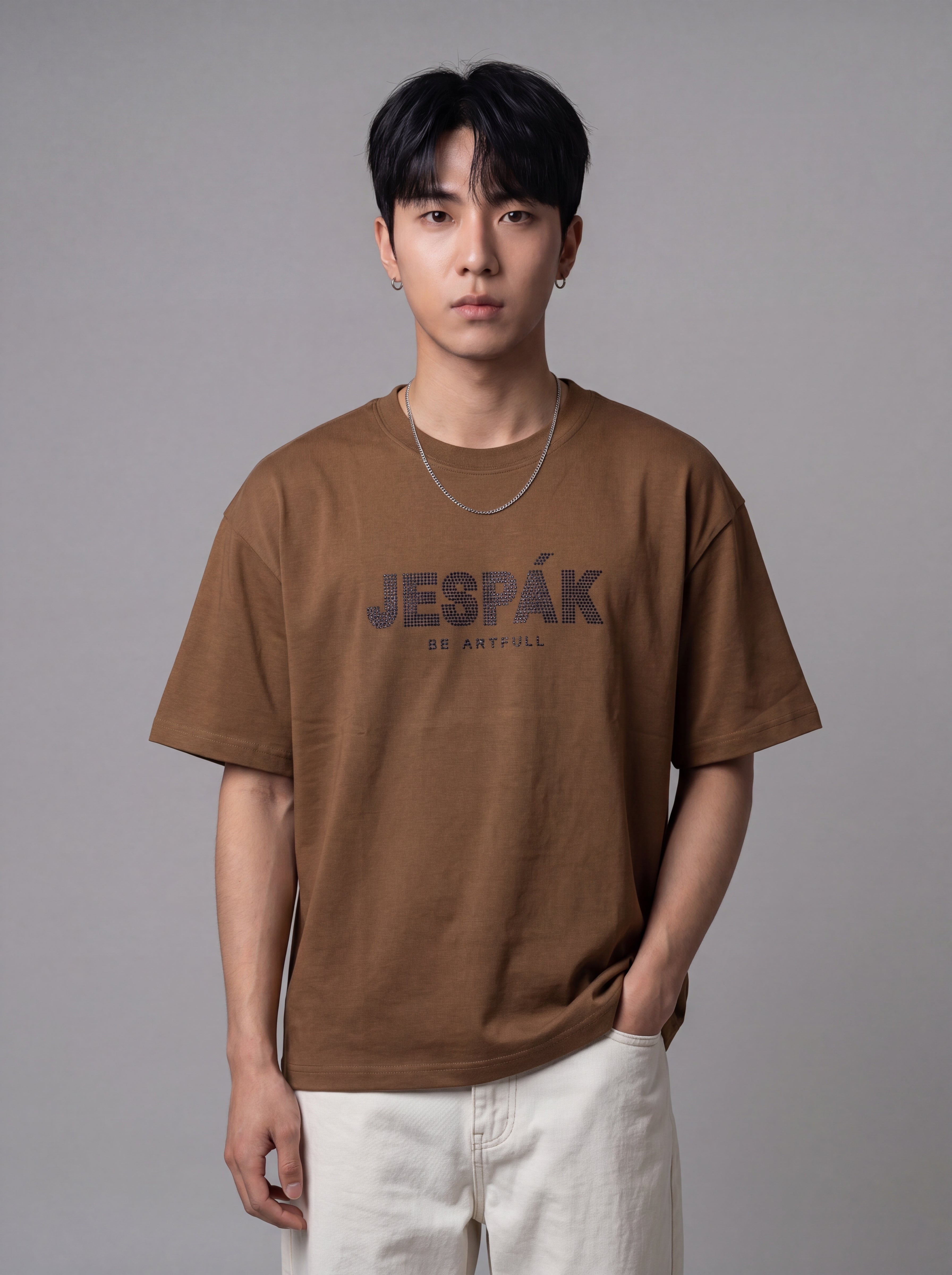 JESPAK DIAMOND DOT TYPOGRAPHY PREMIUM T-SHIRT