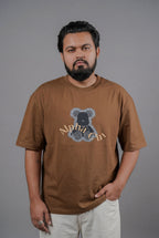 ALPHA CHI EMBOSSED TEDDY DESIGN T-SHIRT