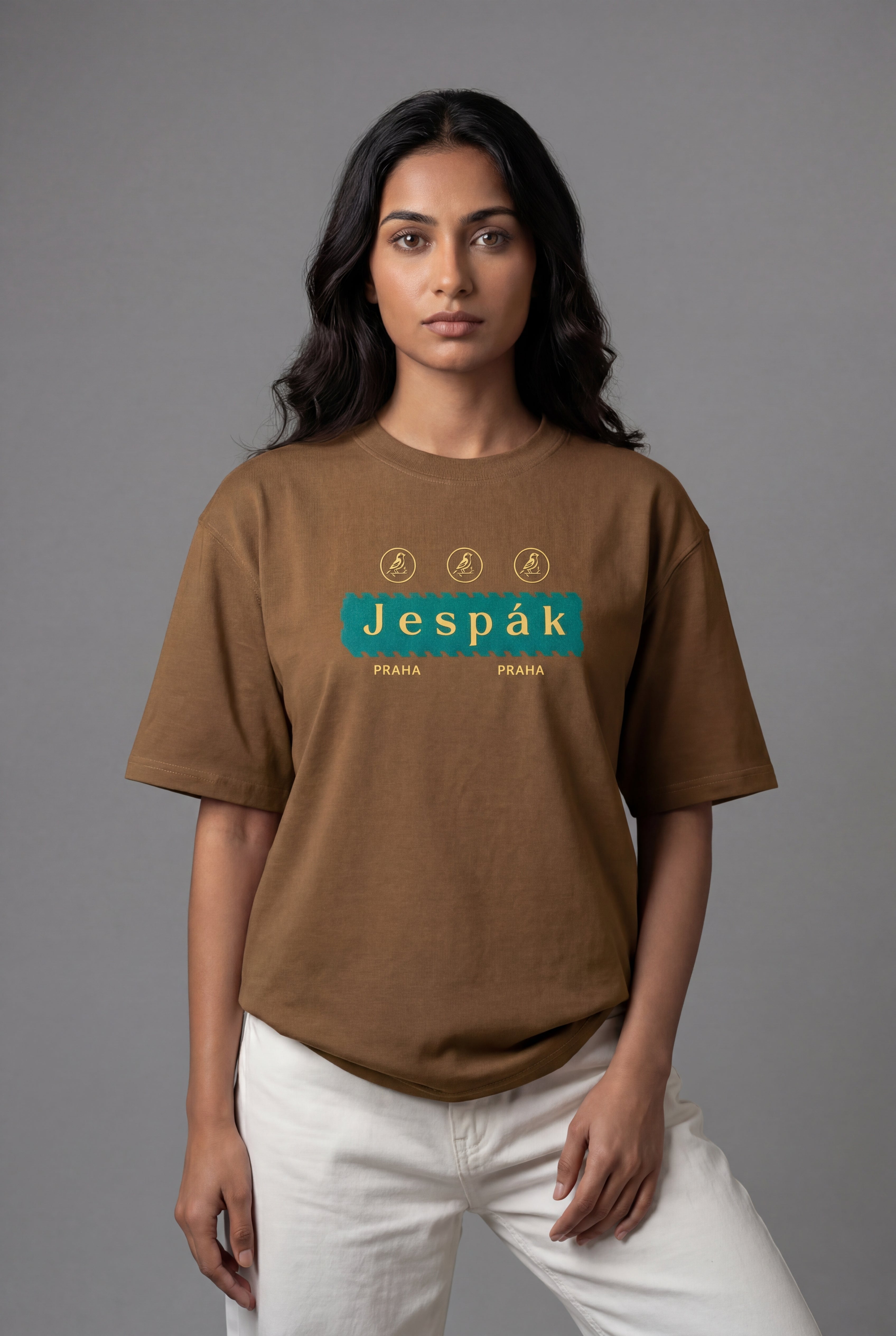 JESPAK EMBOSSED ICON STRIP PREMIUM T-SHIRT