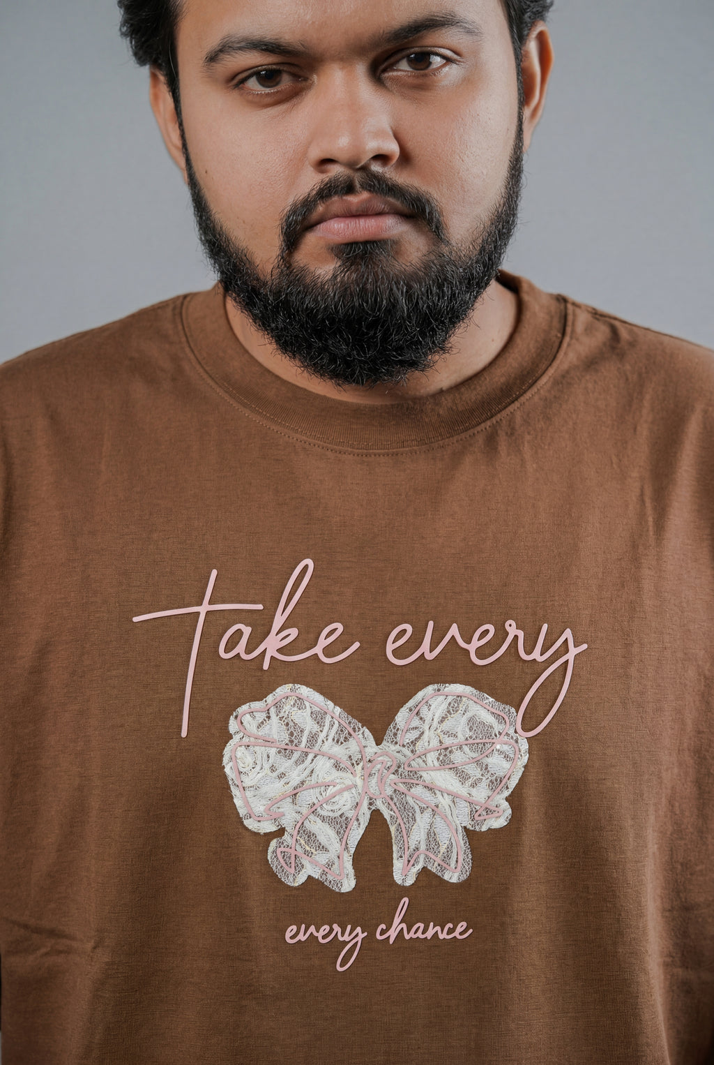 TAKE EVERY CHANCE BUTTERFLY DESIGN T-SHIRT