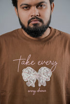 TAKE EVERY CHANCE BUTTERFLY DESIGN T-SHIRT