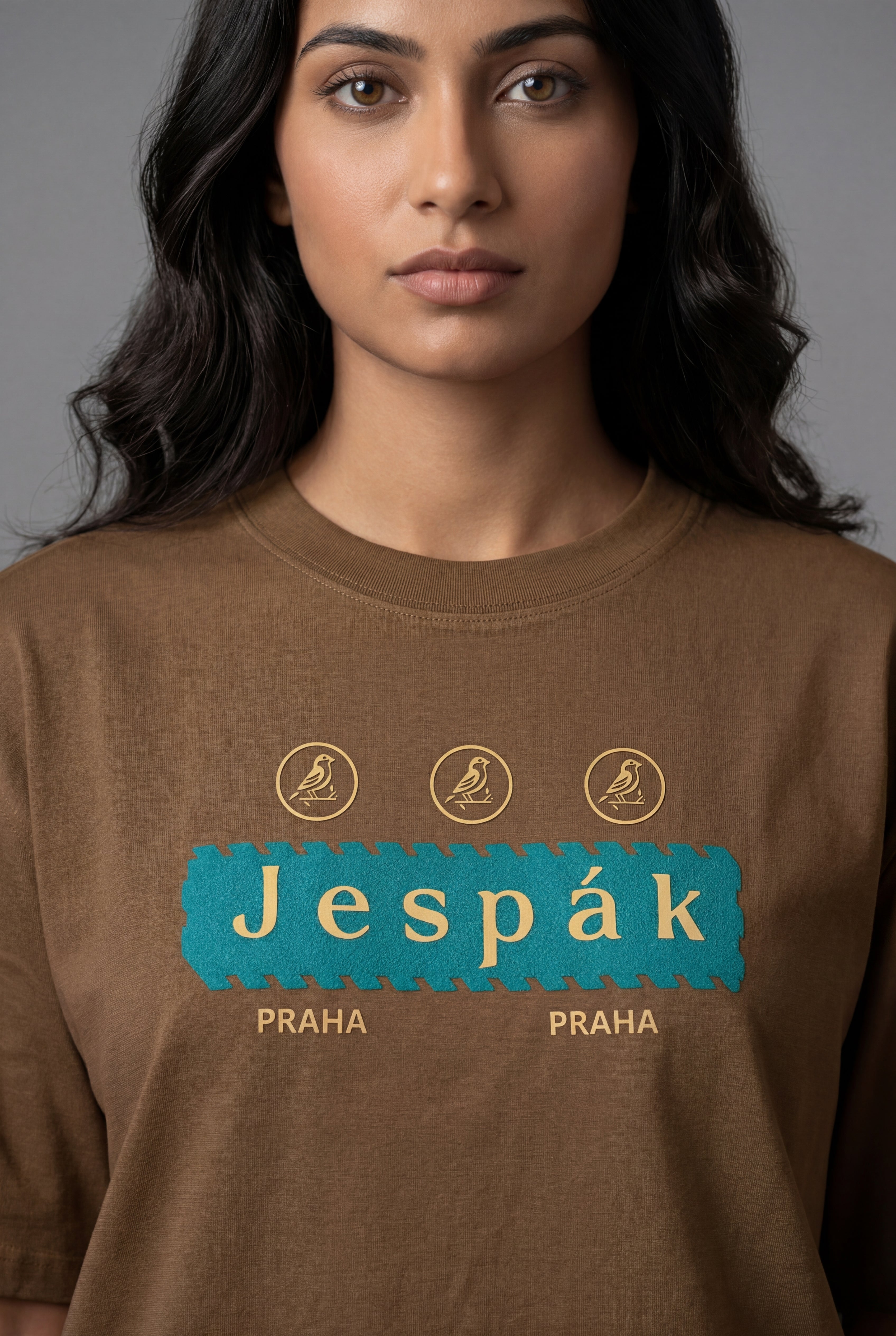 JESPAK EMBOSSED ICON STRIP PREMIUM T-SHIRT
