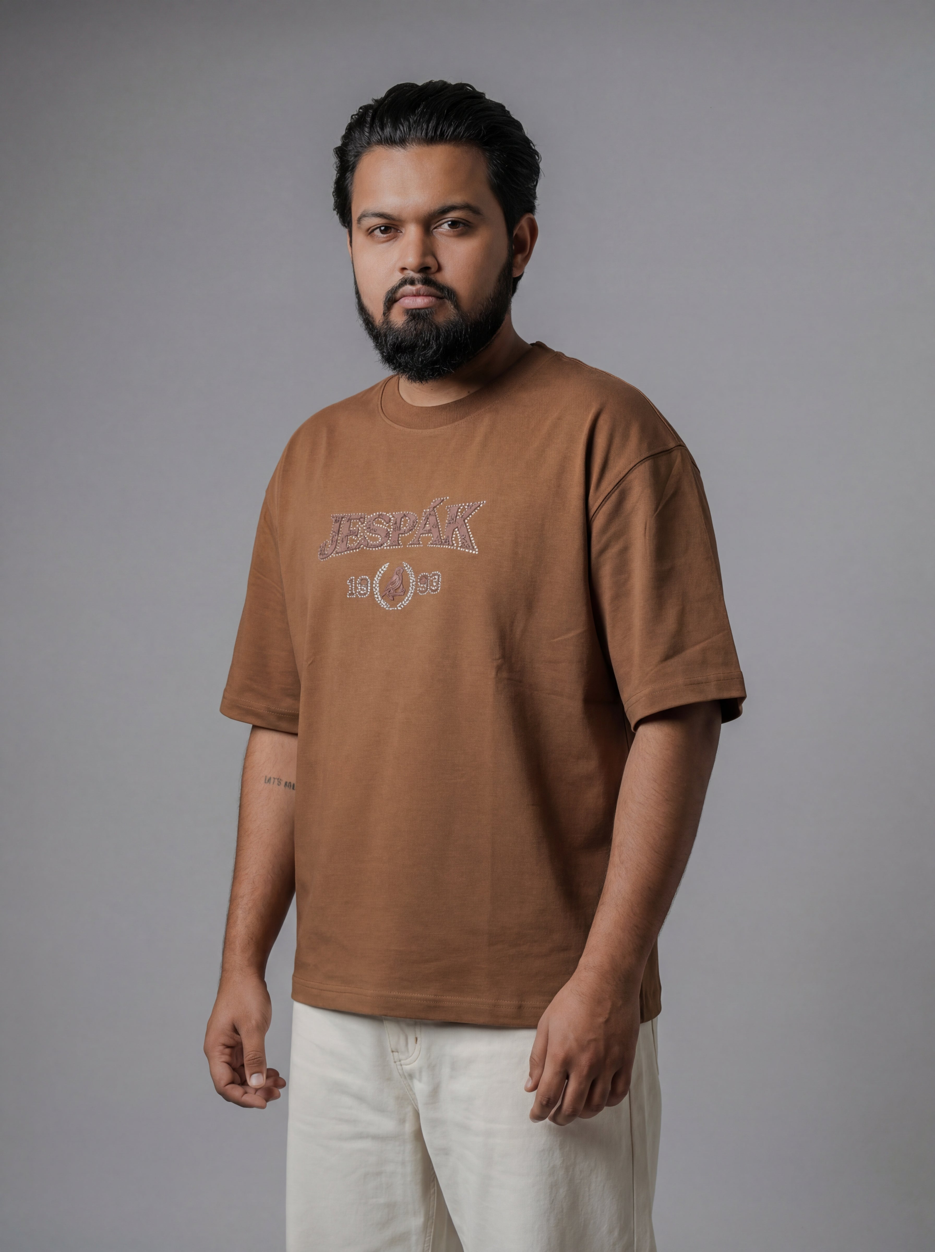 JESPAK HERITAGE DIAMOND EMBOSSED PATCH T-SHIRT