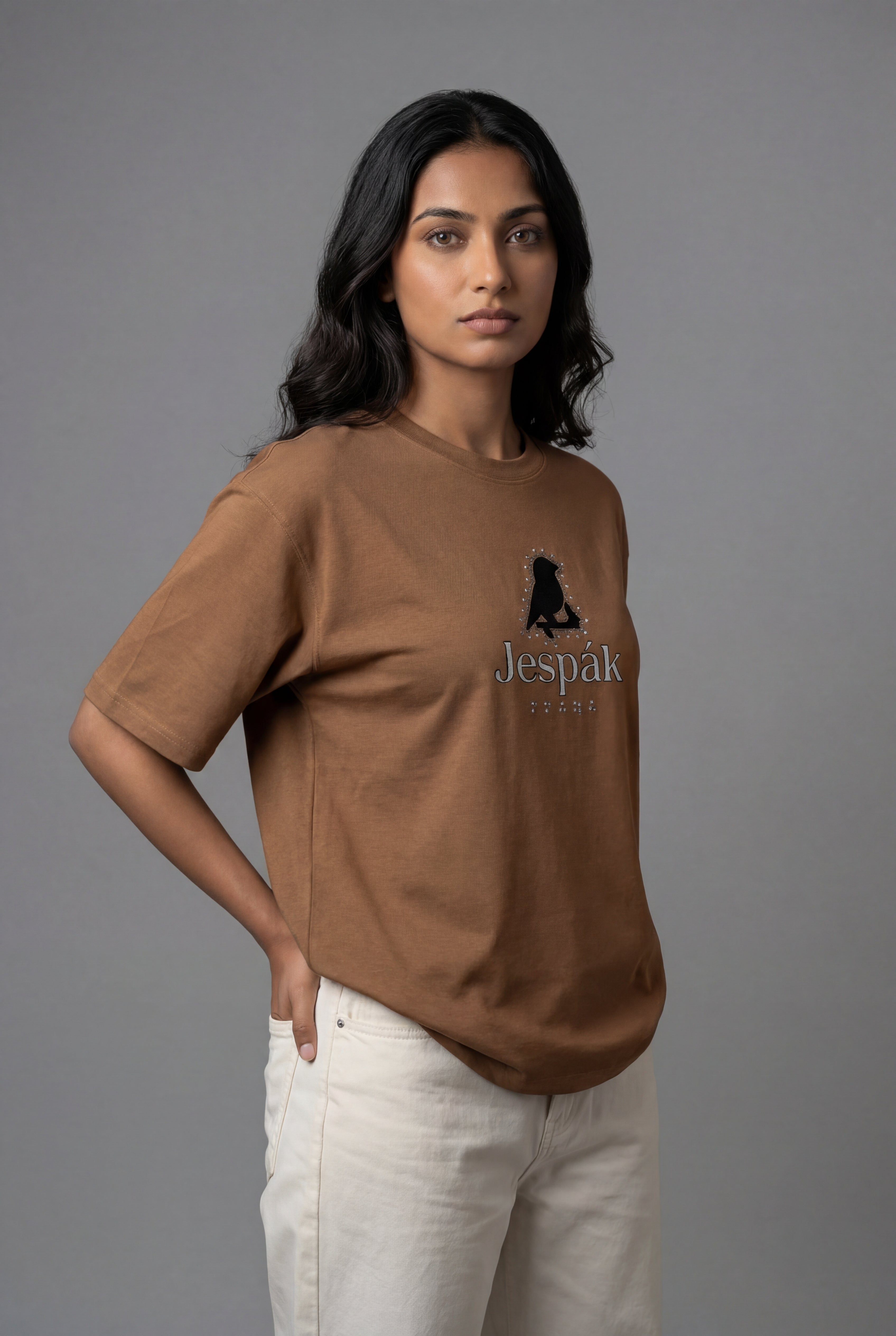 PRAHA SIGNATURE BIRD OVERSIZED T-SHIRT
