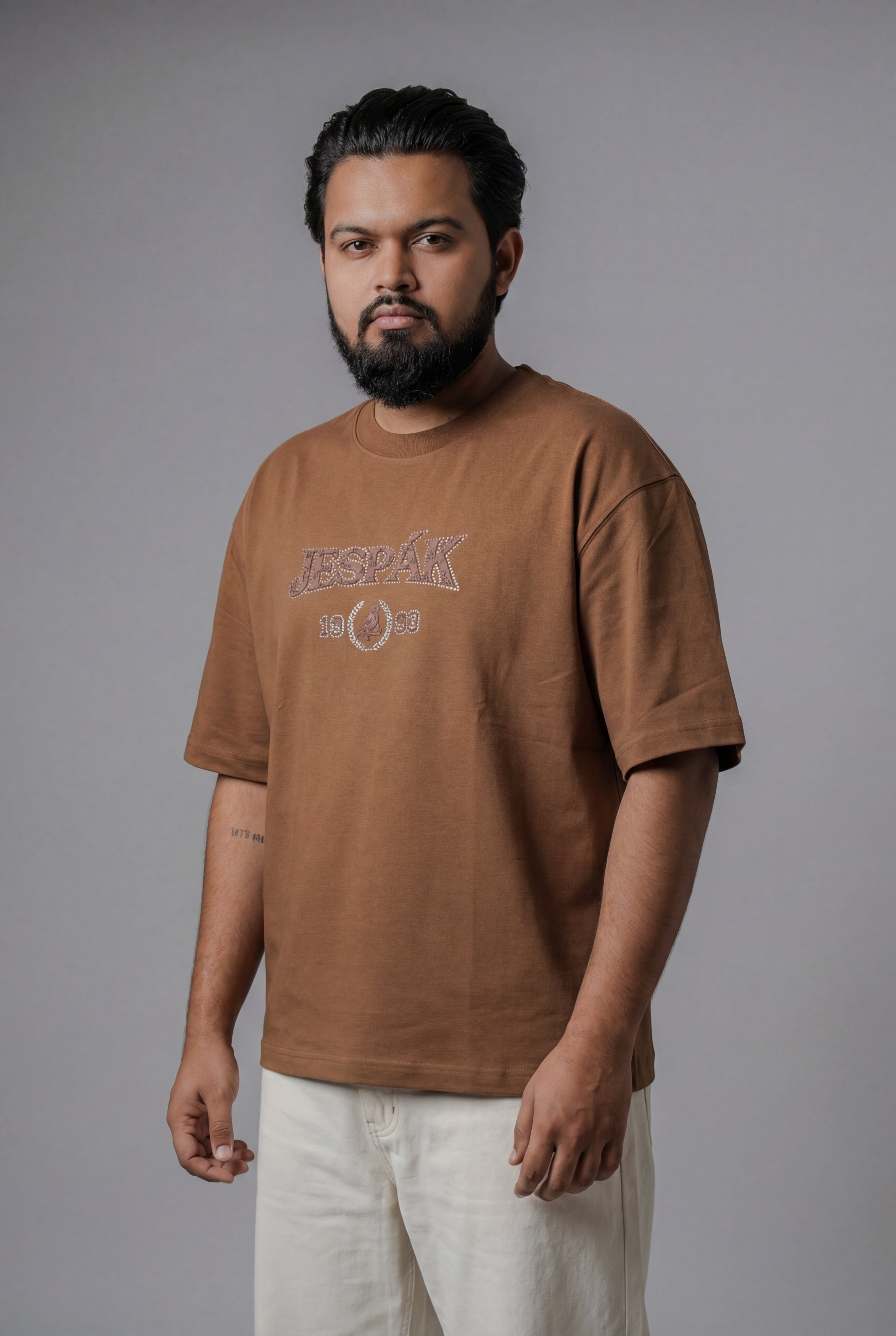 JESPAK HERITAGE DIAMOND EMBOSSED PATCH T-SHIRT