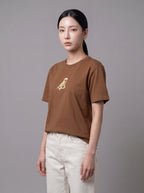 JESPÁK SIGNATURE BIRD EMBROIDERED OVERSIZED T-SHIRT