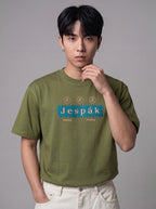 JESPAK EMBOSSED ICON STRIP PREMIUM T-SHIRT