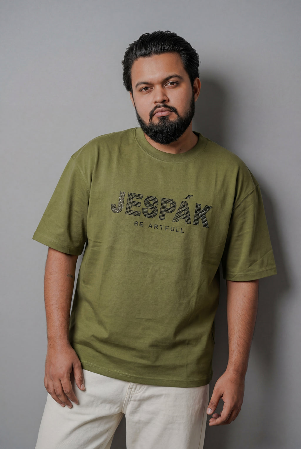 JESPAK DIAMOND DOT TYPOGRAPHY PREMIUM T-SHIRT
