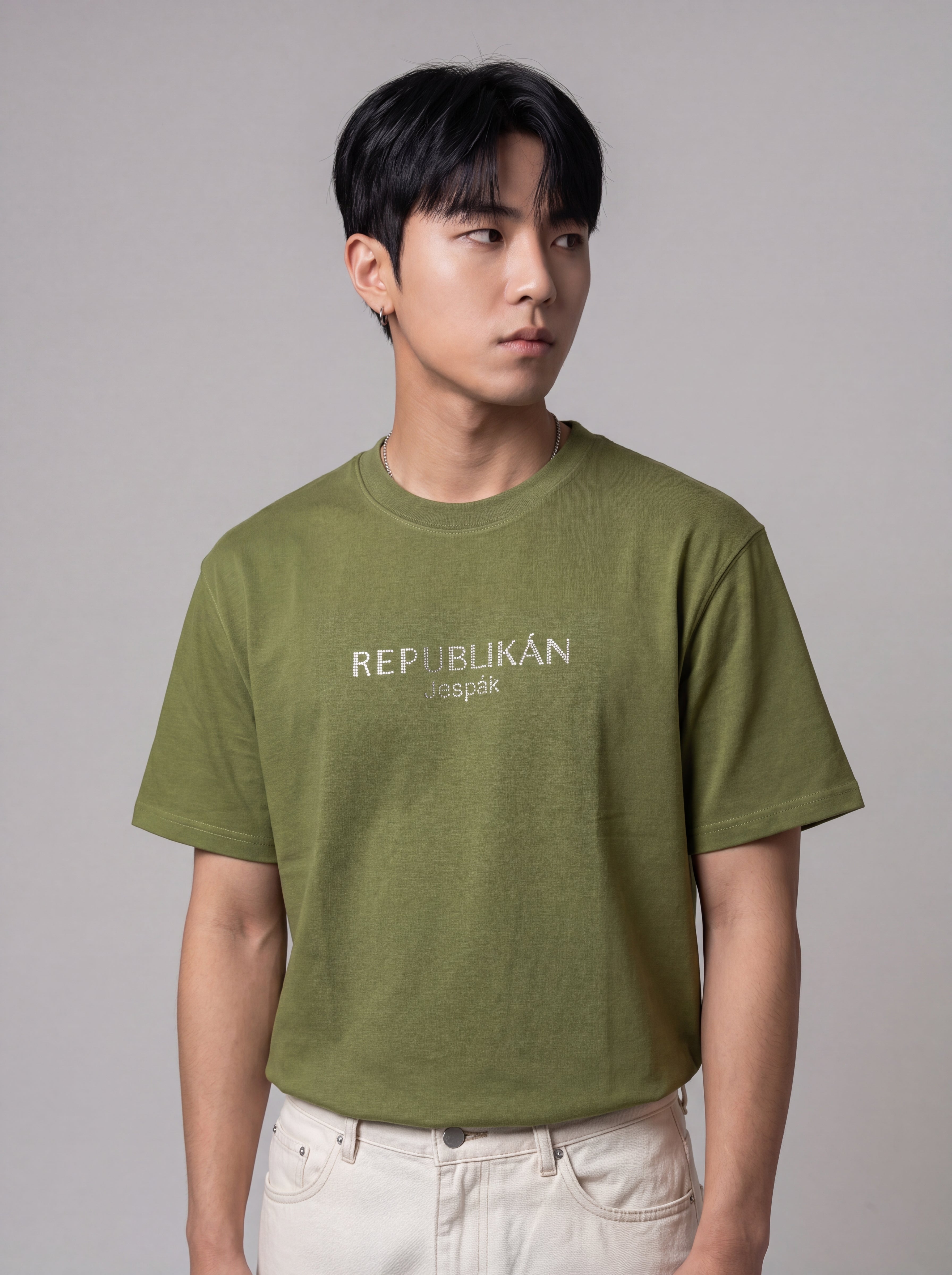 REPUBLIKÁN DIAMOND TYPOGRAPHY OVERSIZED T-SHIRT