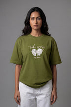 TAKE EVERY CHANCE BUTTERFLY DESIGN T-SHIRT