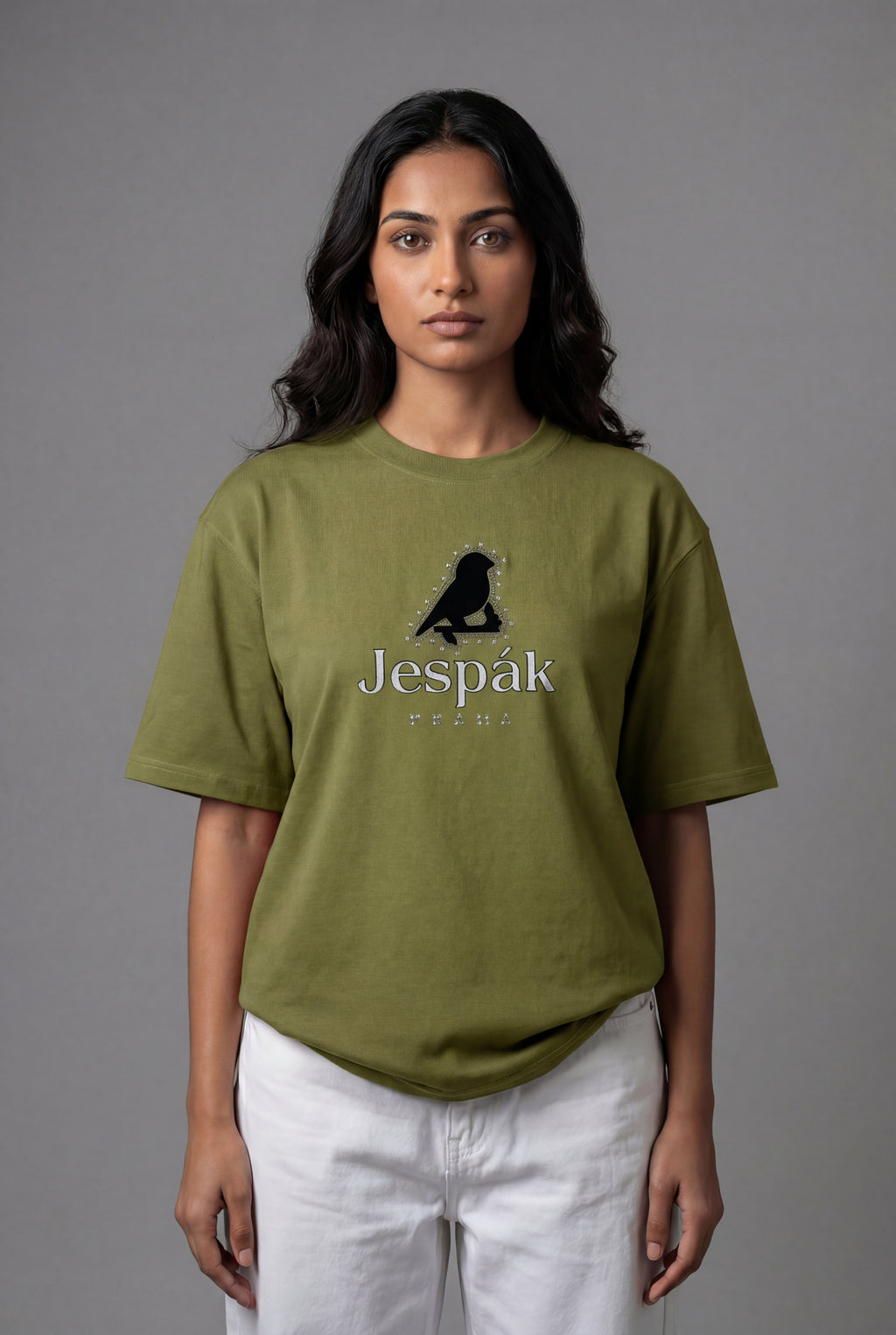 PRAHA SIGNATURE BIRD OVERSIZED T-SHIRT