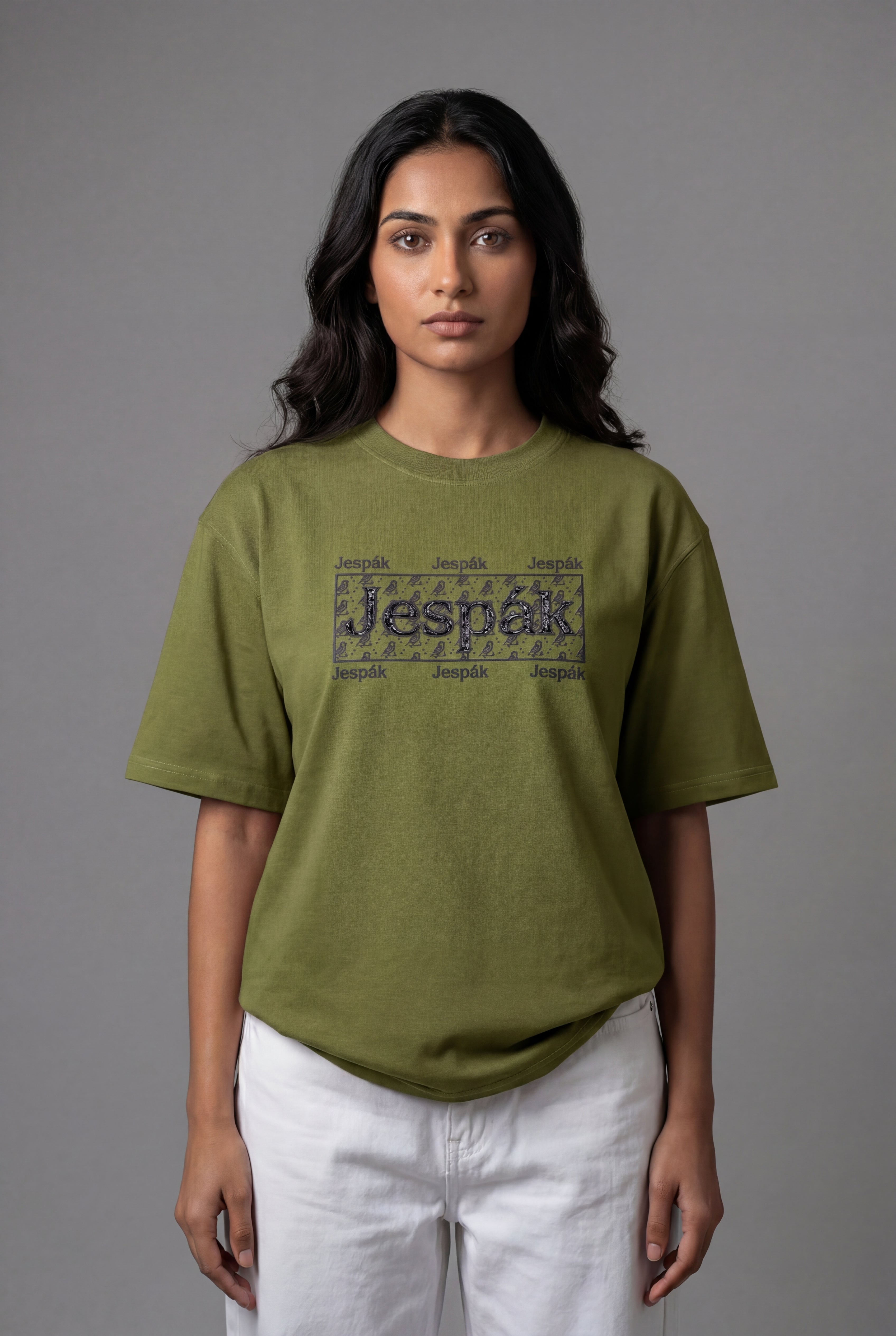 JESPAK MONOGRAM PATCH SILICONE DETAIL PREMIUM T-SHIRT