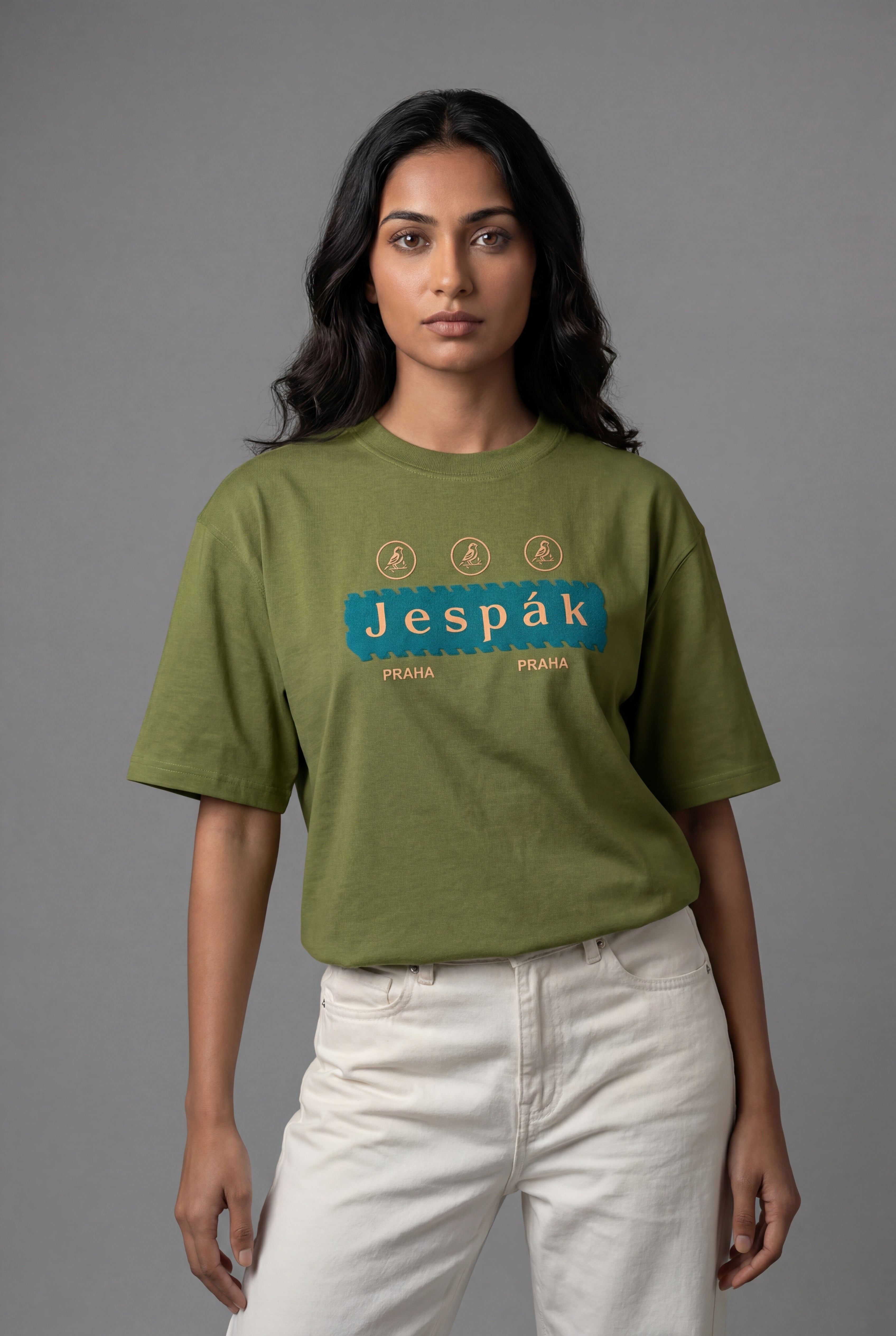 JESPAK EMBOSSED ICON STRIP PREMIUM T-SHIRT
