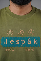 JESPAK EMBOSSED ICON STRIP PREMIUM T-SHIRT