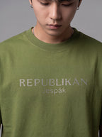 REPUBLIKÁN DIAMOND TYPOGRAPHY OVERSIZED T-SHIRT