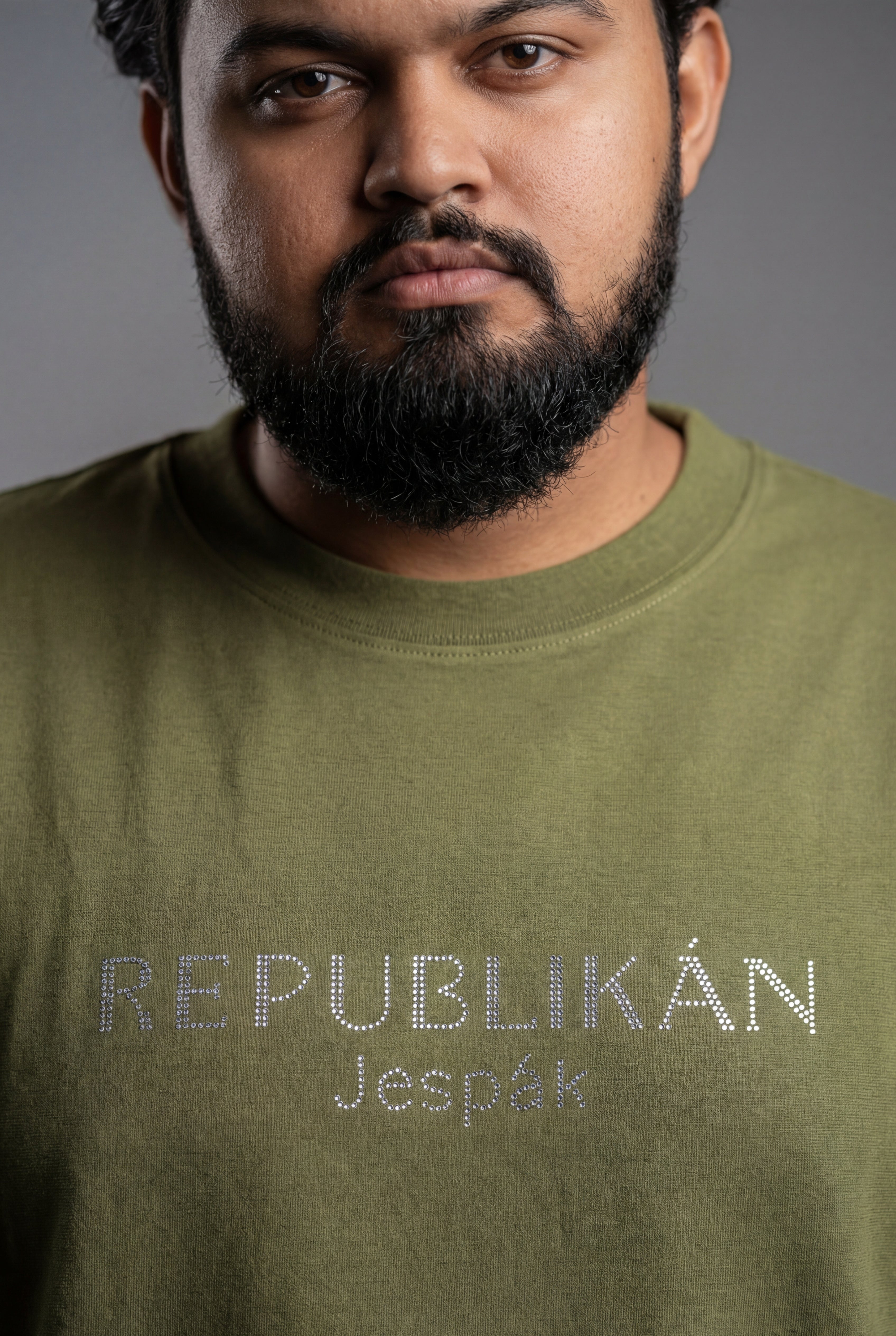 REPUBLIKÁN DIAMOND TYPOGRAPHY OVERSIZED T-SHIRT