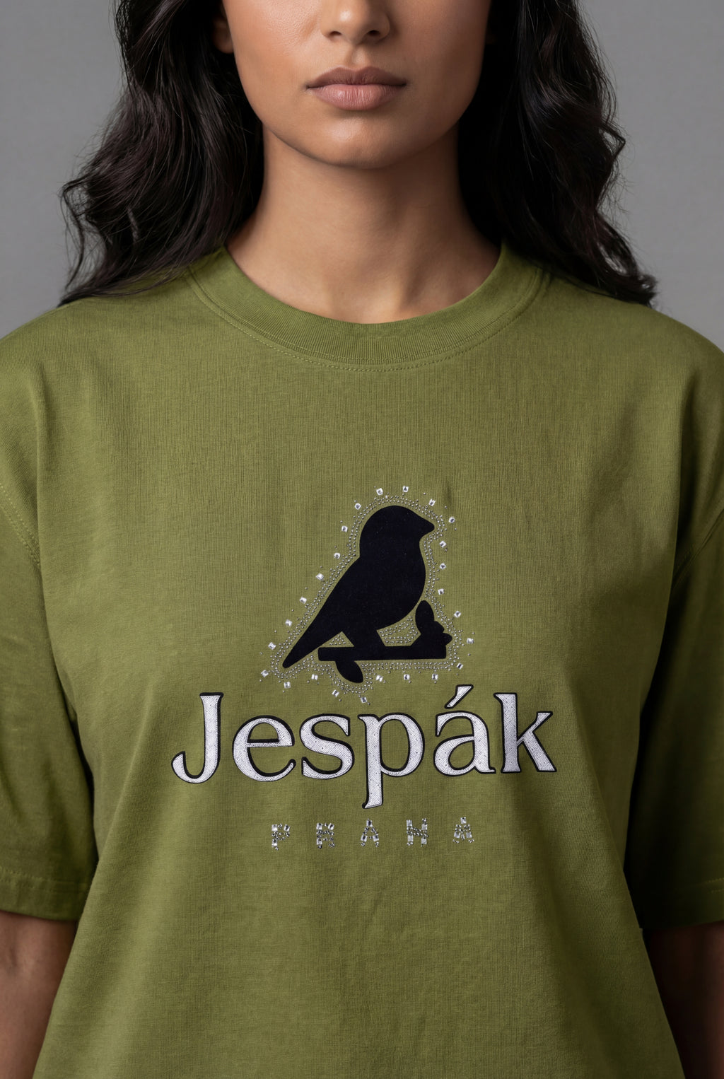 PRAHA SIGNATURE BIRD OVERSIZED T-SHIRT