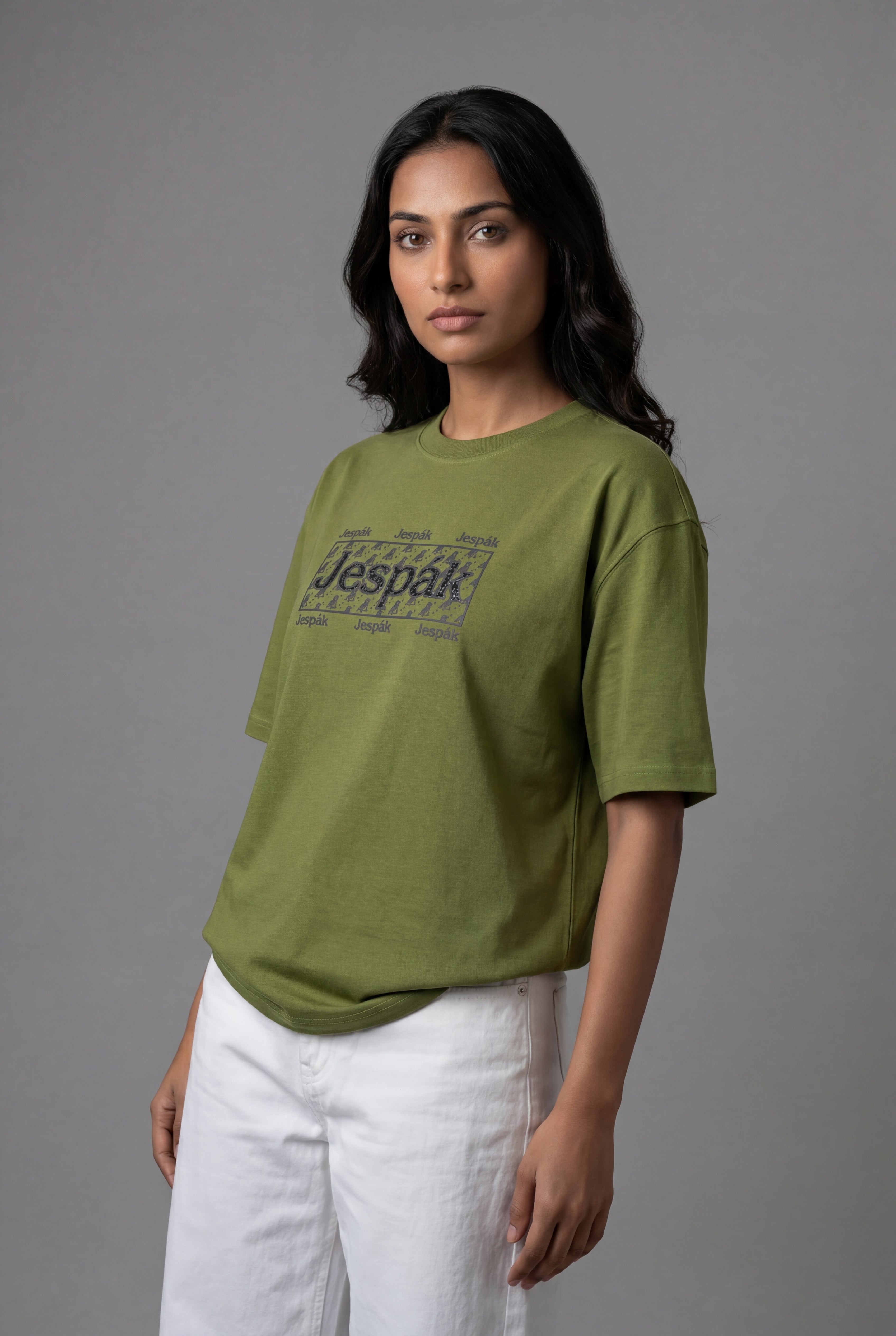 JESPAK MONOGRAM PATCH SILICONE DETAIL PREMIUM T-SHIRT