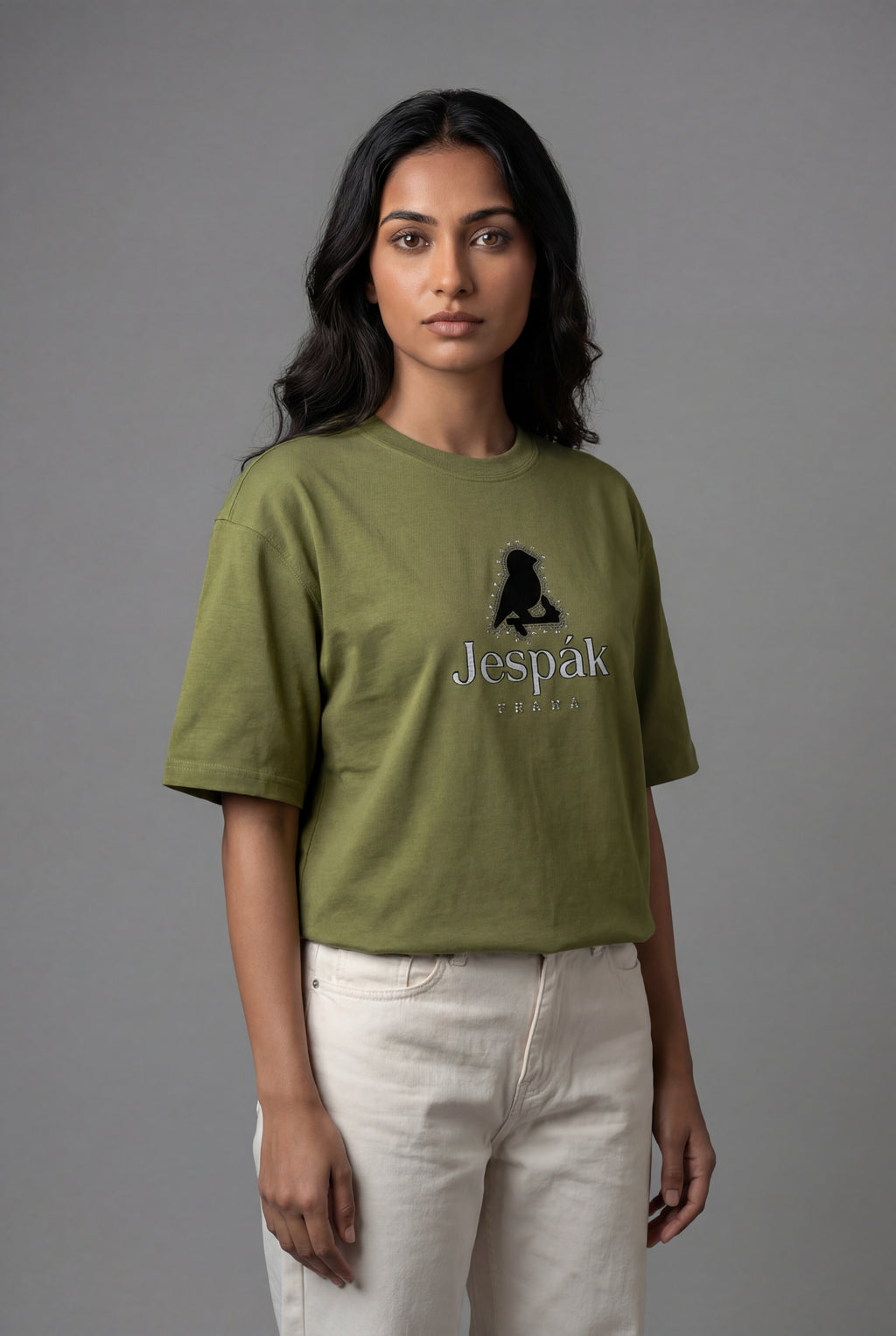PRAHA SIGNATURE BIRD OVERSIZED T-SHIRT