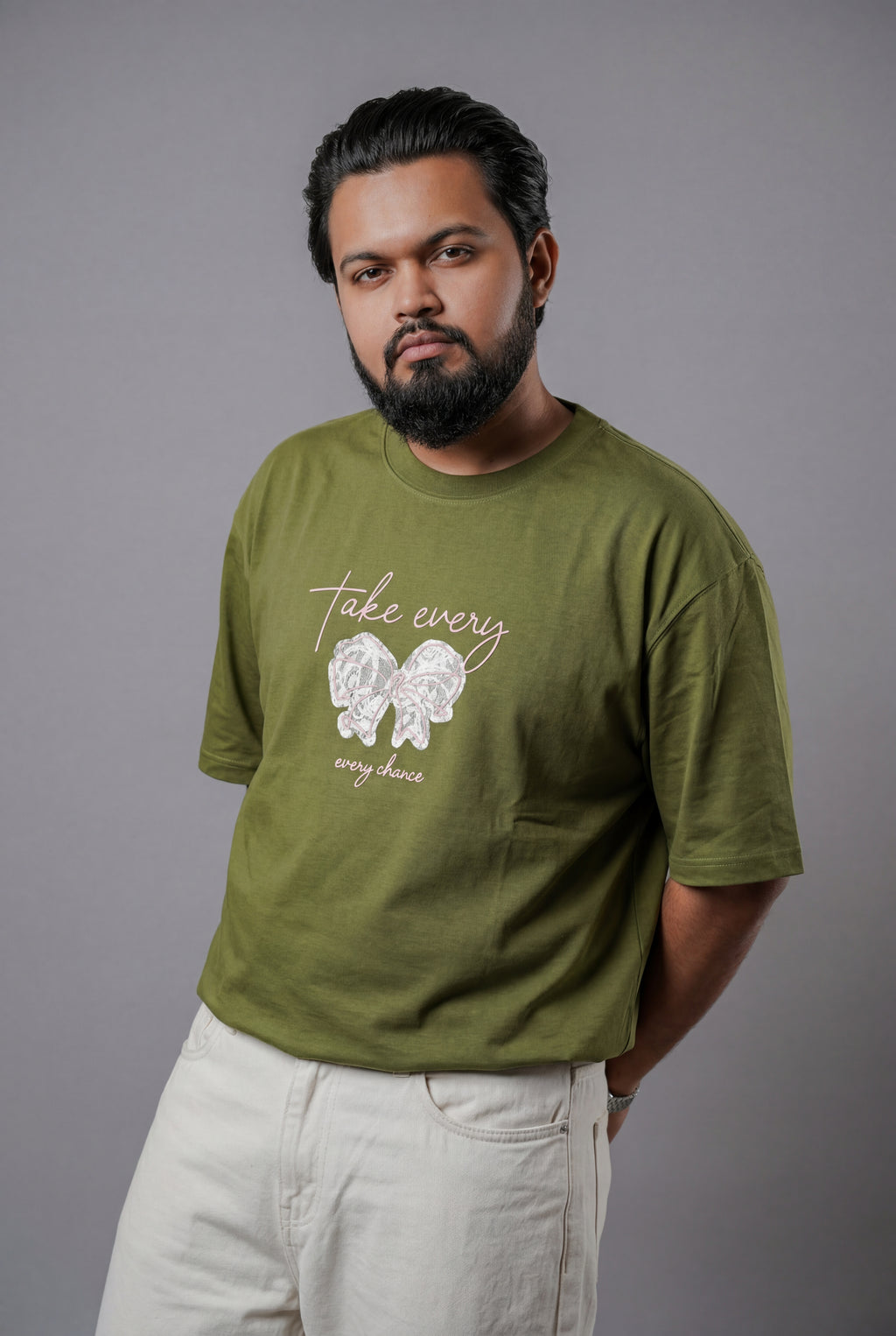TAKE EVERY CHANCE BUTTERFLY DESIGN T-SHIRT
