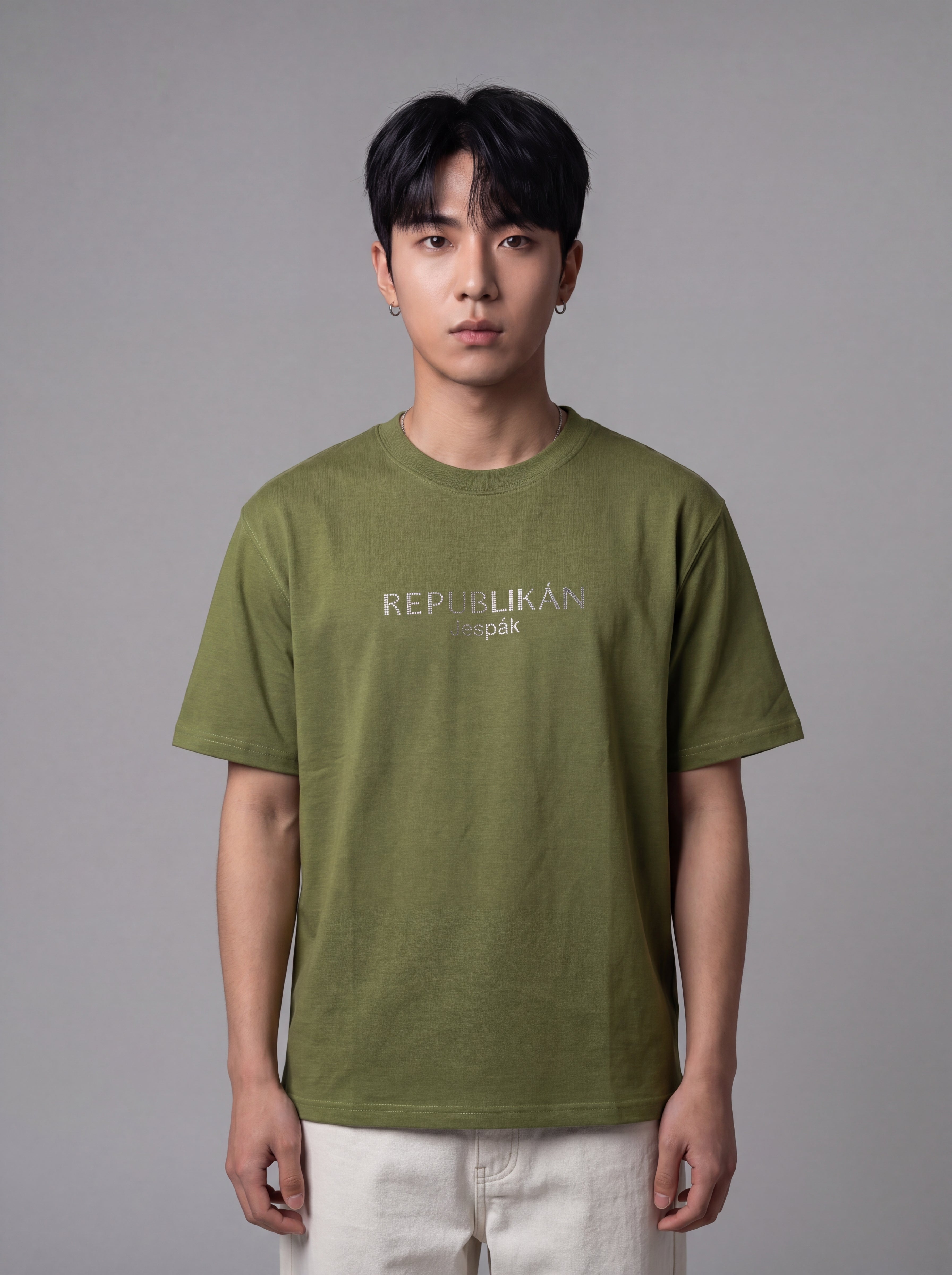 REPUBLIKÁN DIAMOND TYPOGRAPHY OVERSIZED T-SHIRT
