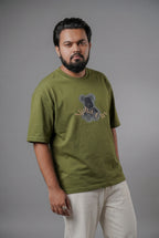 ALPHA CHI EMBOSSED TEDDY DESIGN T-SHIRT