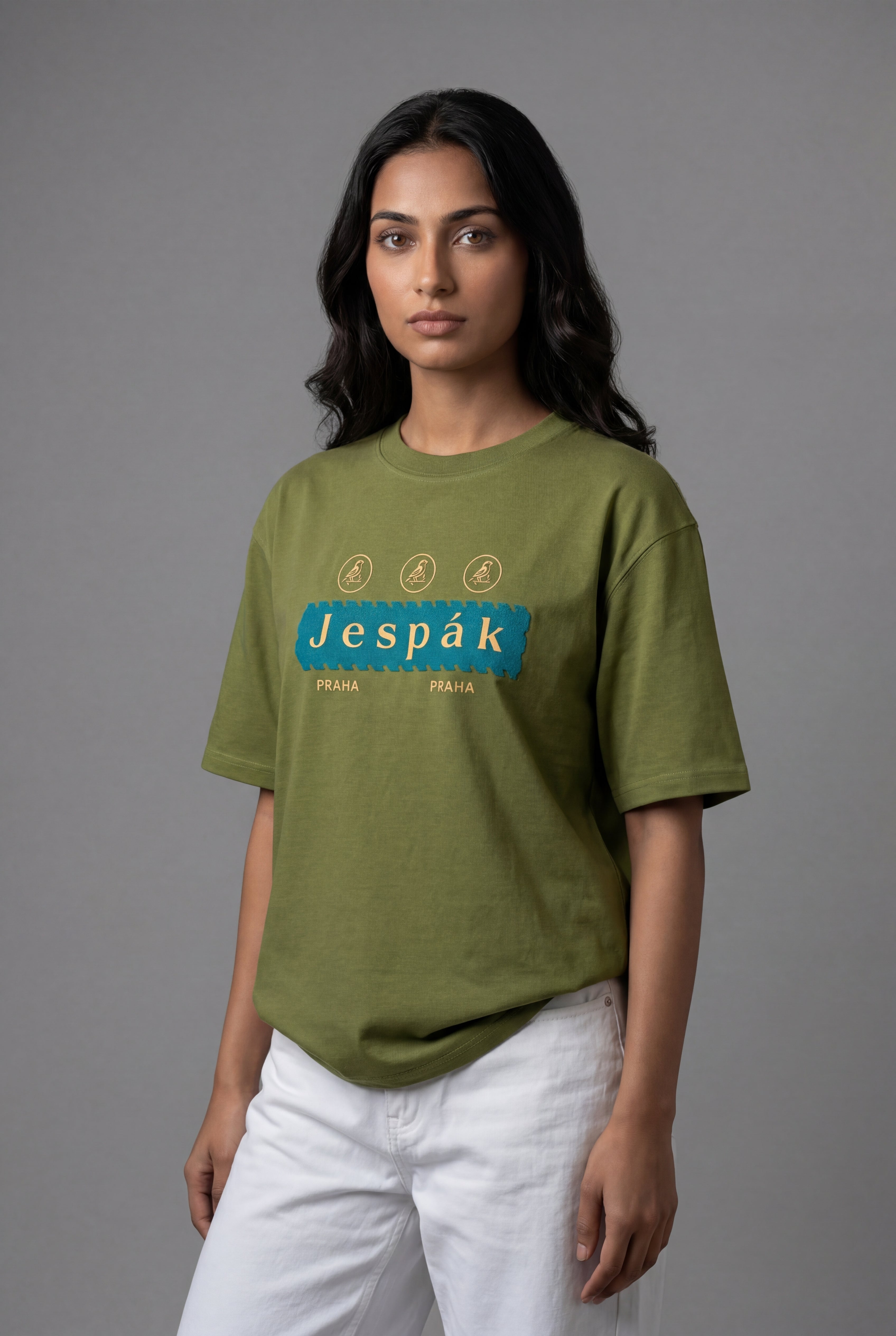 JESPAK EMBOSSED ICON STRIP PREMIUM T-SHIRT