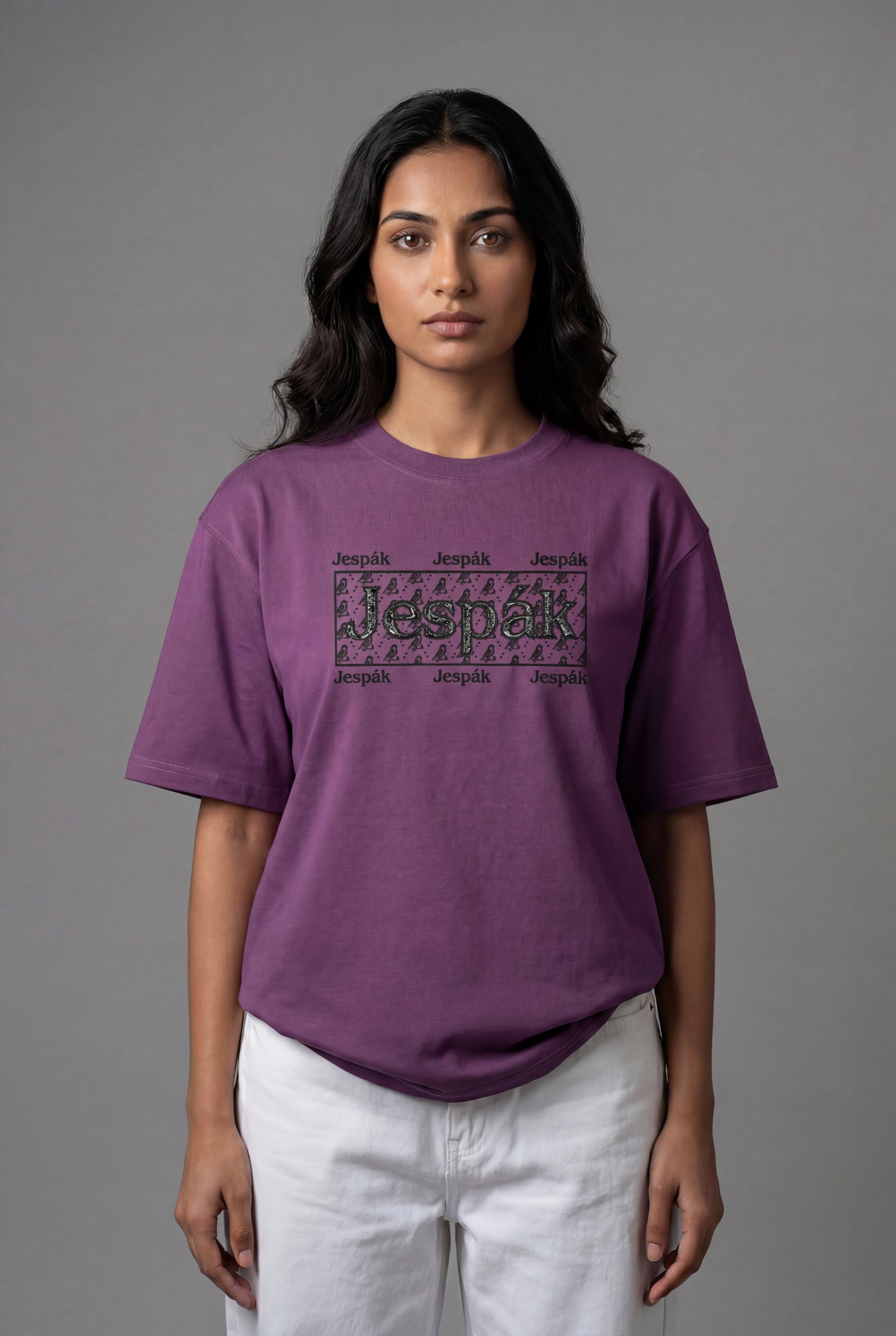 JESPAK MONOGRAM PATCH SILICONE DETAIL PREMIUM T-SHIRT