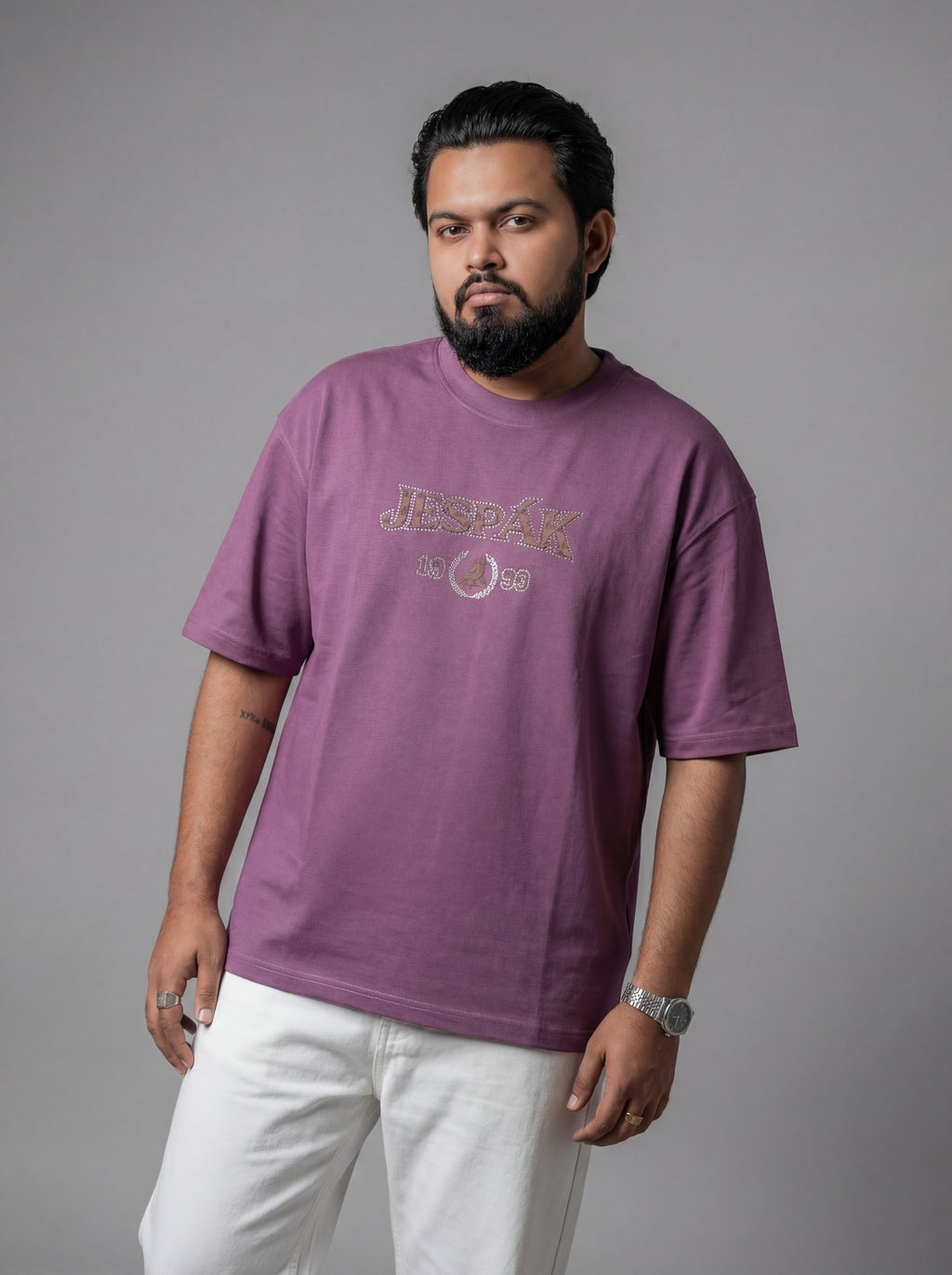 JESPAK HERITAGE DIAMOND EMBOSSED PATCH T-SHIRT