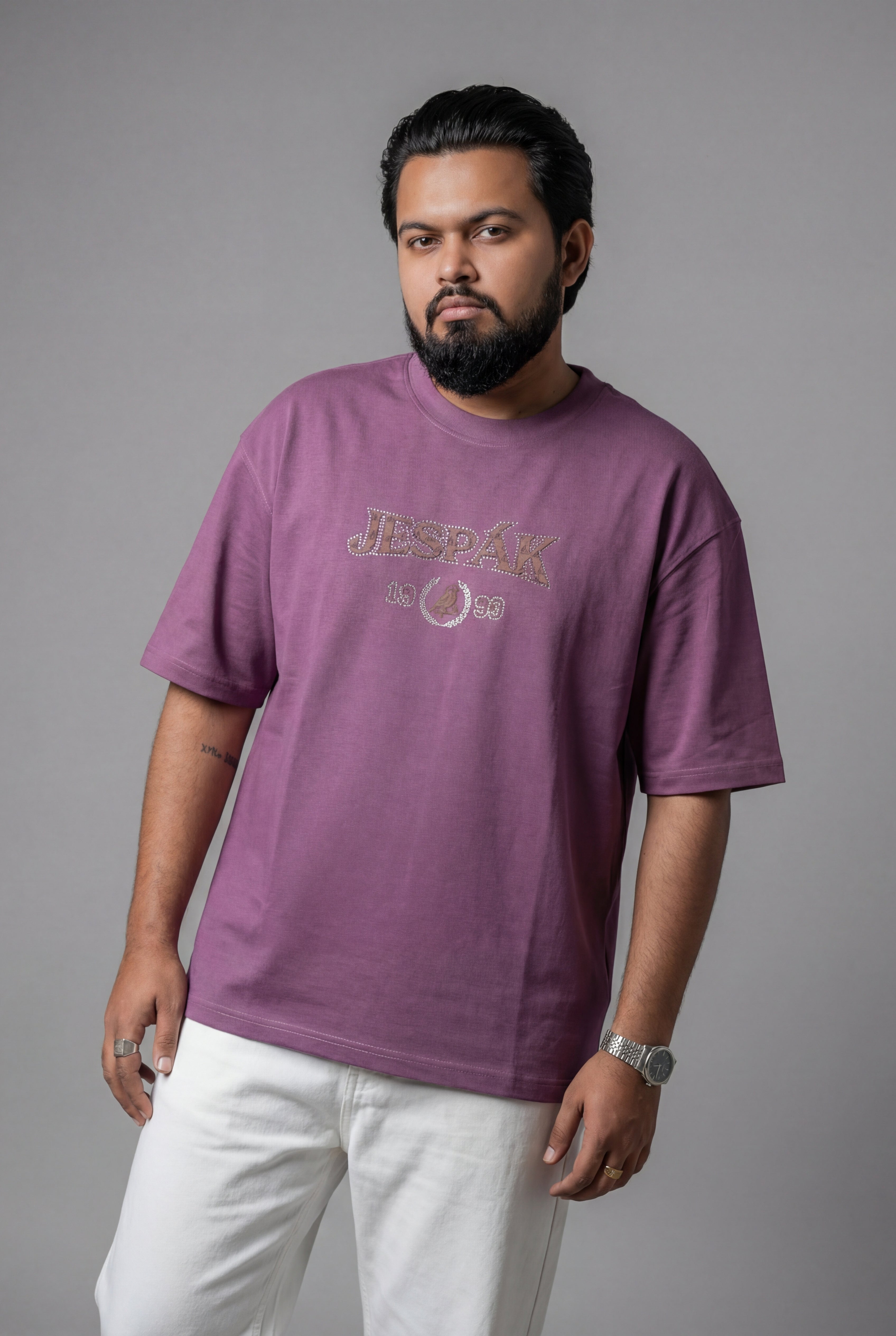 JESPAK HERITAGE DIAMOND EMBOSSED PATCH T-SHIRT
