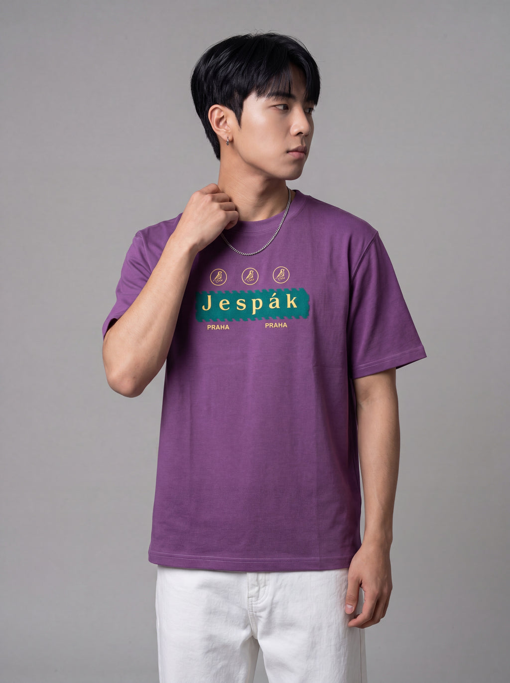 JESPAK EMBOSSED ICON STRIP PREMIUM T-SHIRT