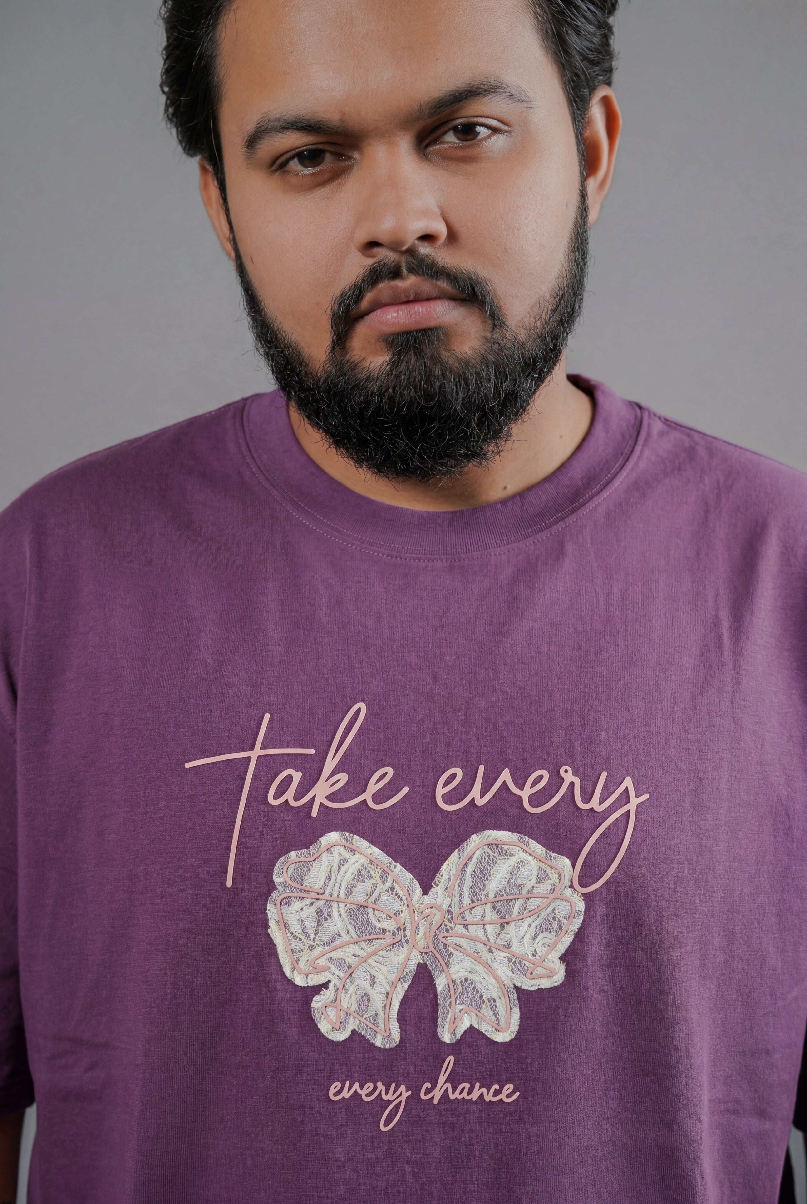 TAKE EVERY CHANCE BUTTERFLY DESIGN T-SHIRT