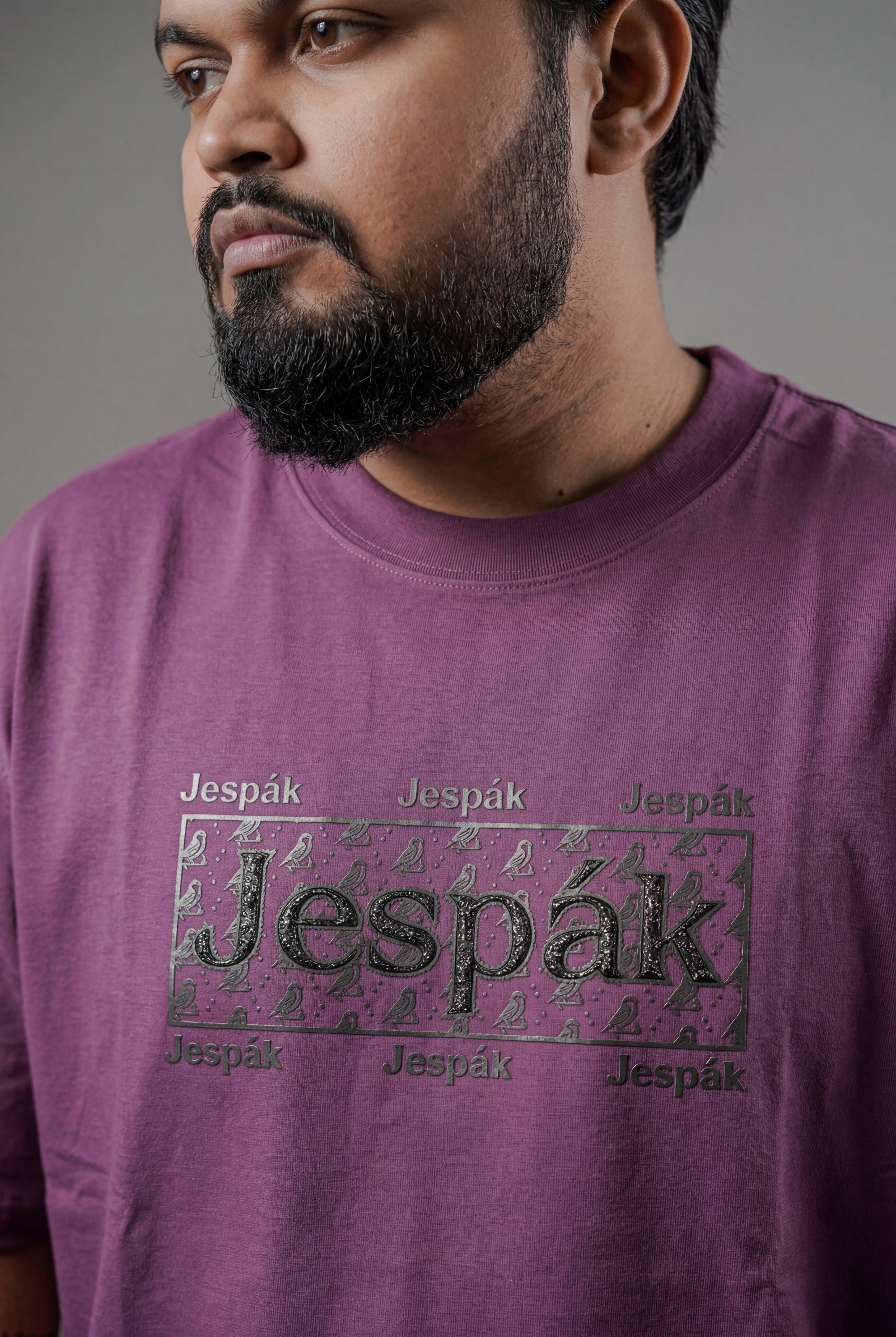 JESPAK MONOGRAM PATCH SILICONE DETAIL PREMIUM T-SHIRT