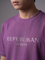 REPUBLIKÁN DIAMOND TYPOGRAPHY OVERSIZED T-SHIRT