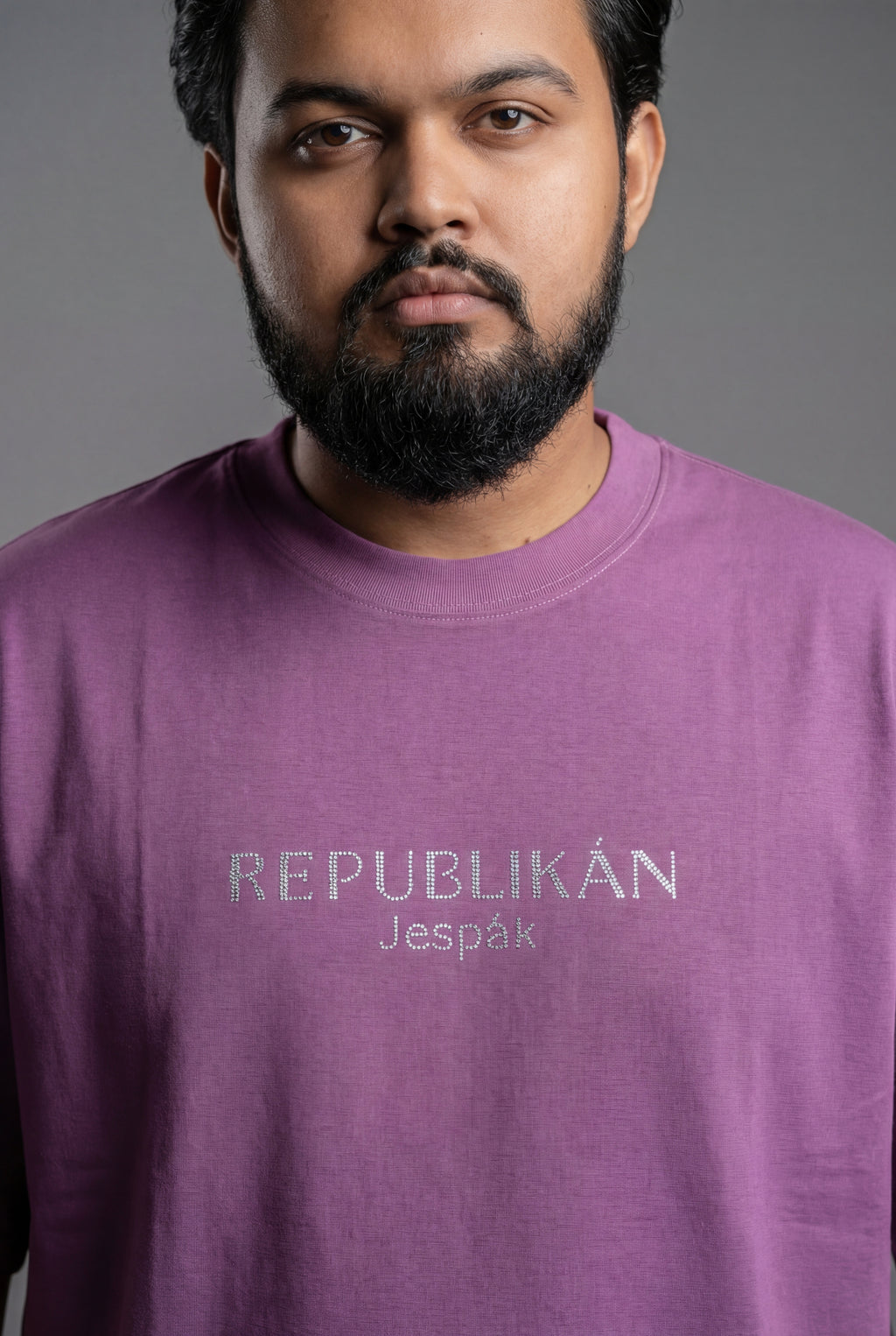 REPUBLIKÁN DIAMOND TYPOGRAPHY OVERSIZED T-SHIRT
