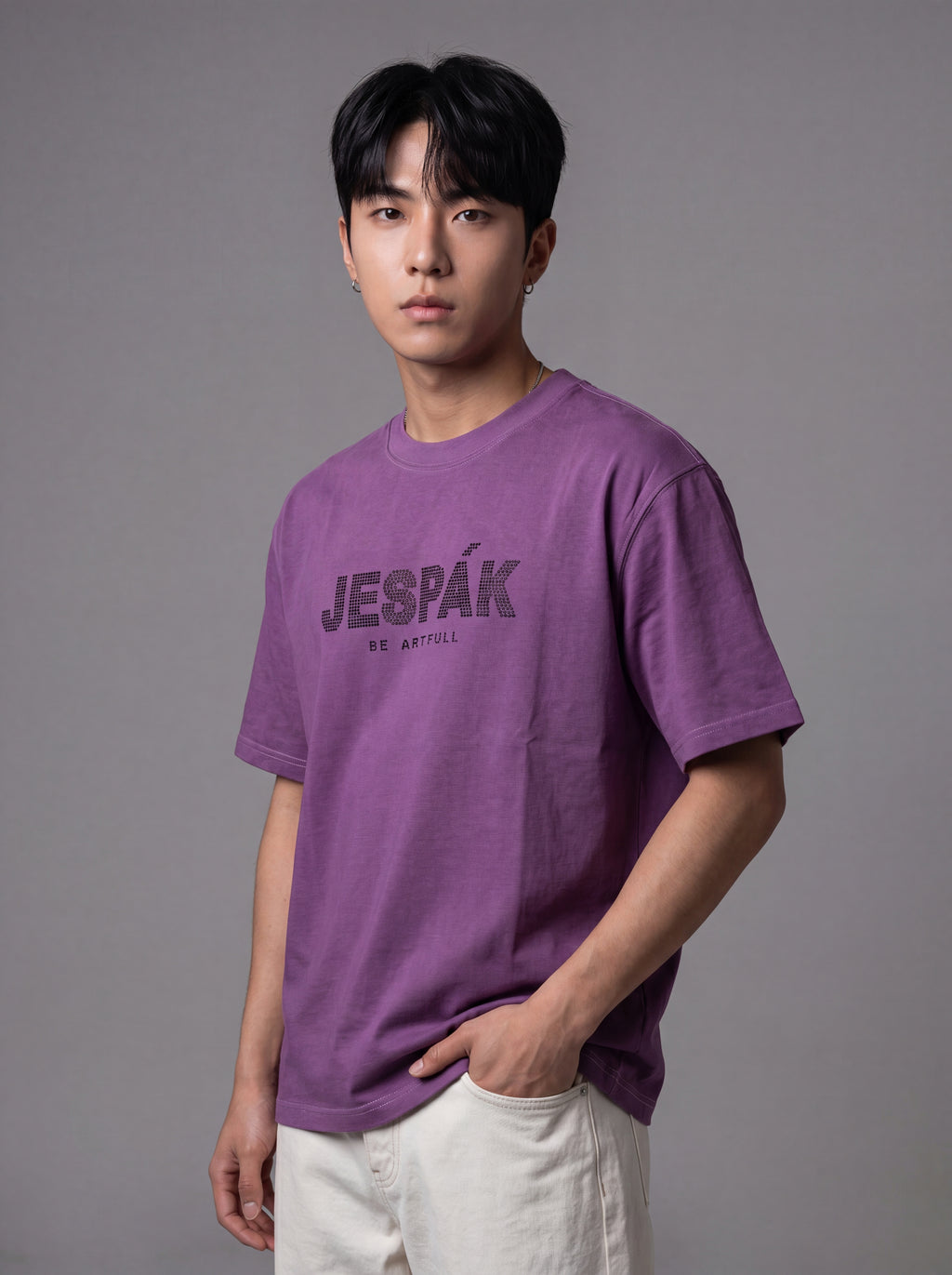 JESPAK DIAMOND DOT TYPOGRAPHY PREMIUM T-SHIRT